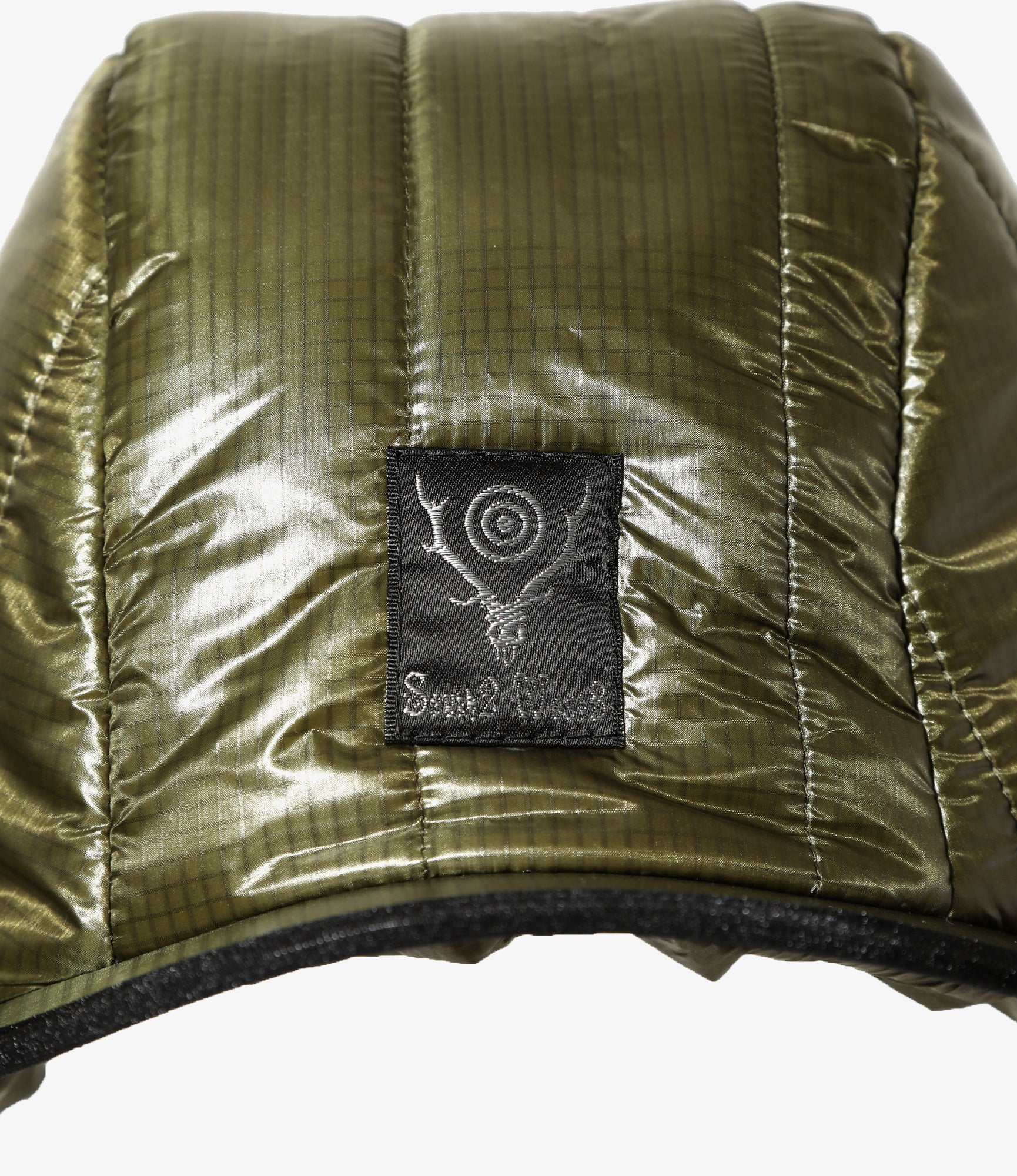 Quilted Cap - Olive - Nylon Ripstop