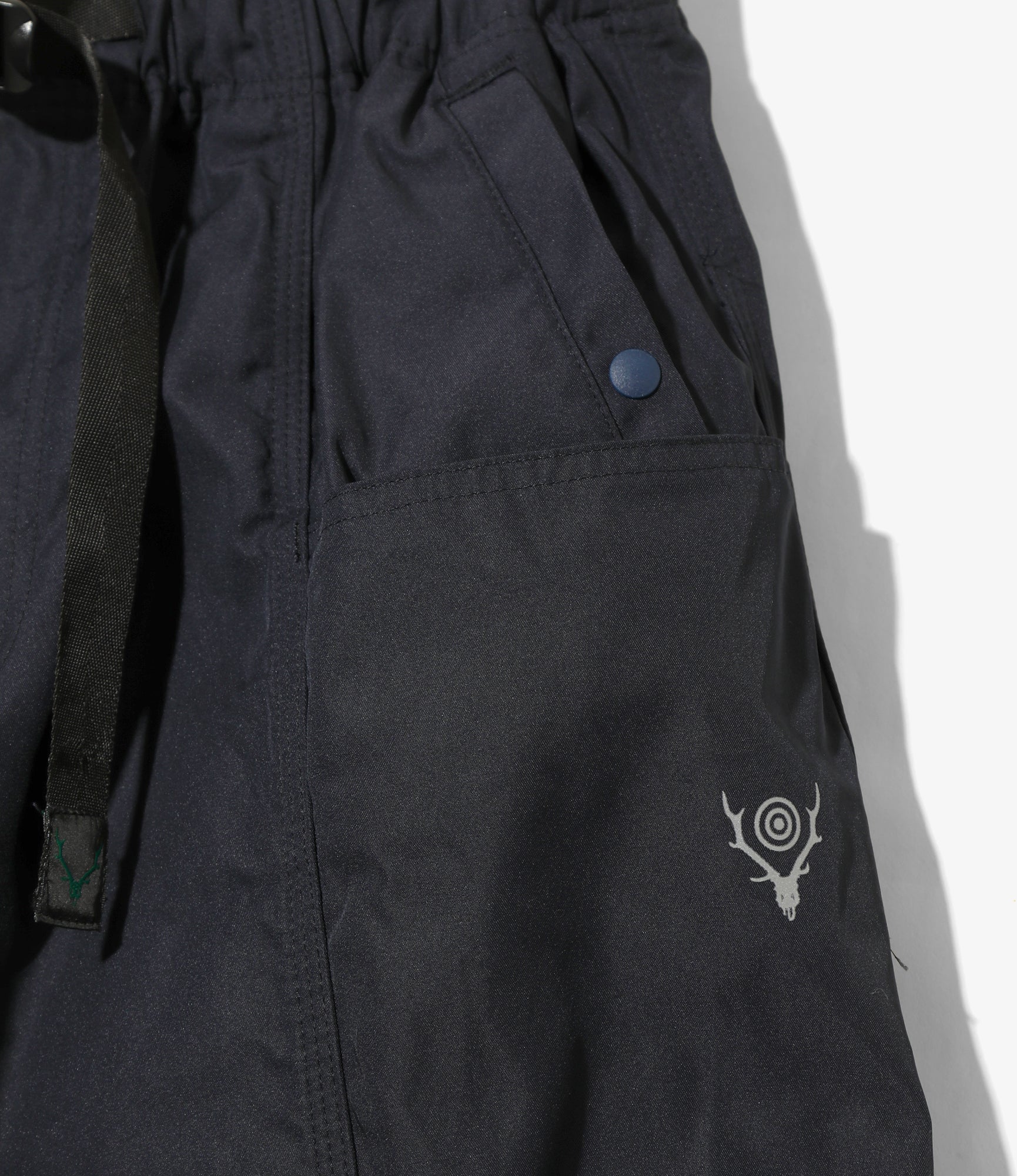 C.S. Belted Pant - Navy - Poly Gabardine