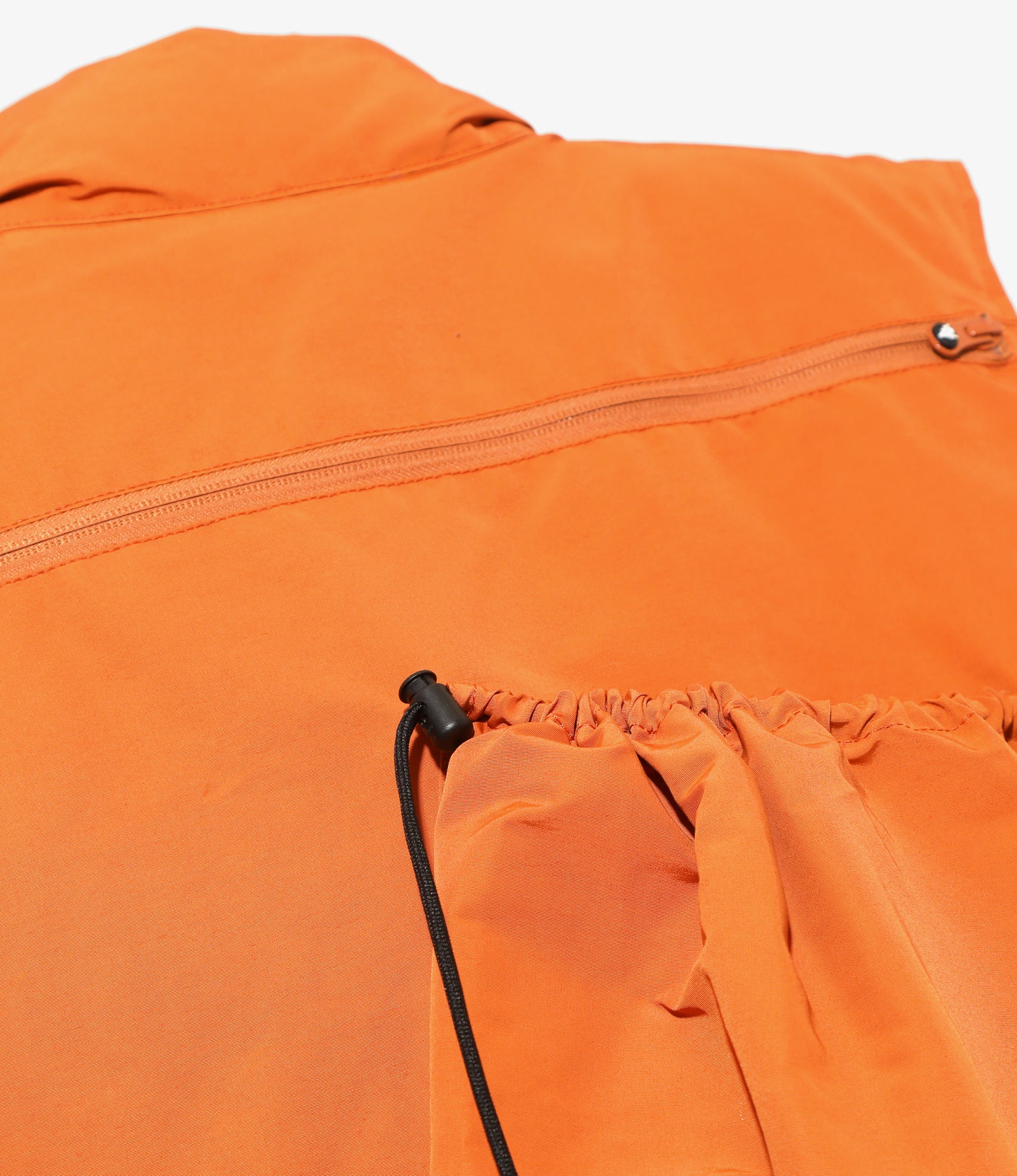 Multi-Pocket Zipped Vest - Orange - C/N Grosgrain