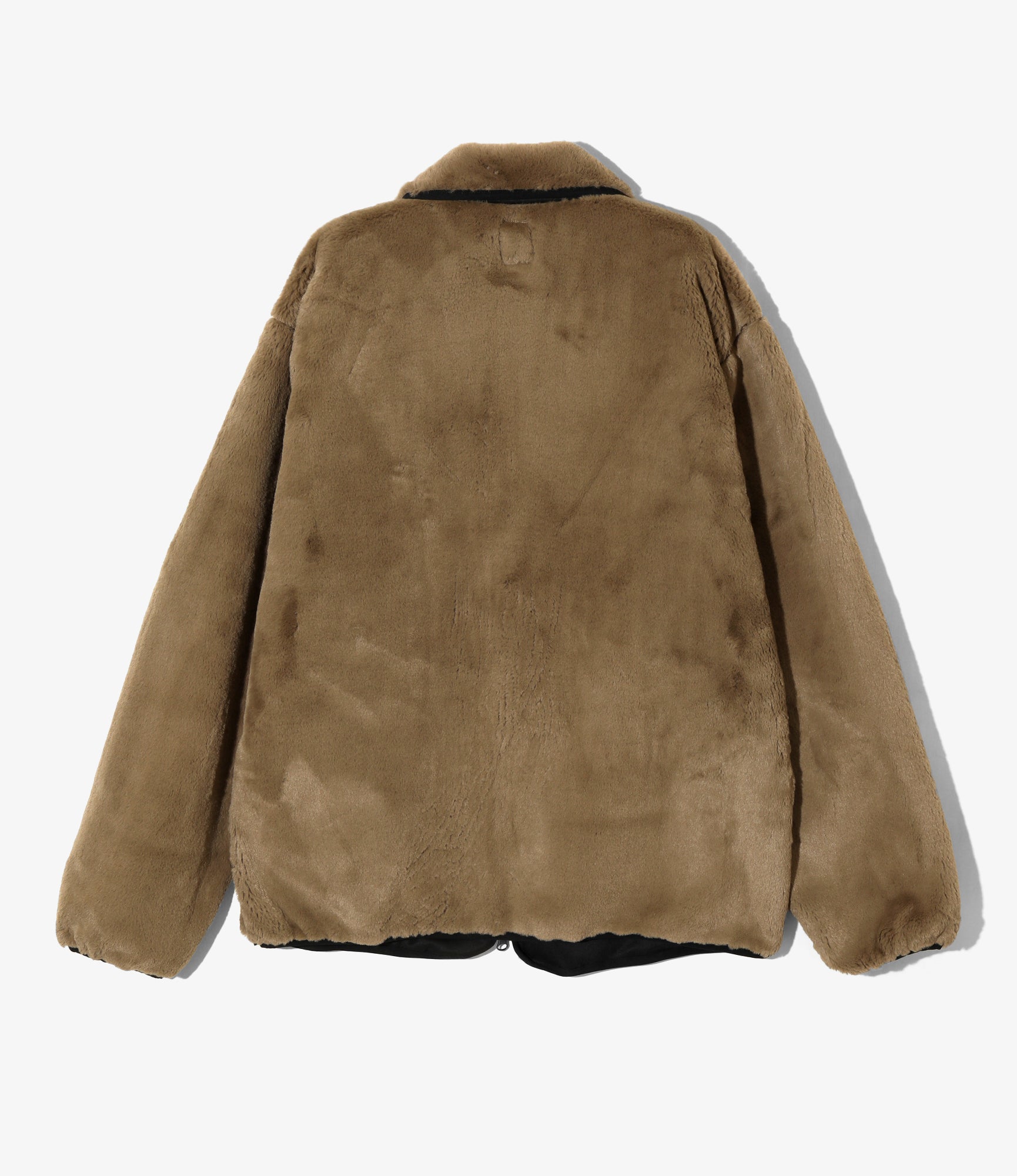 Reversible Jacket - Olive - Poly Fleece / Nylon Ripstop