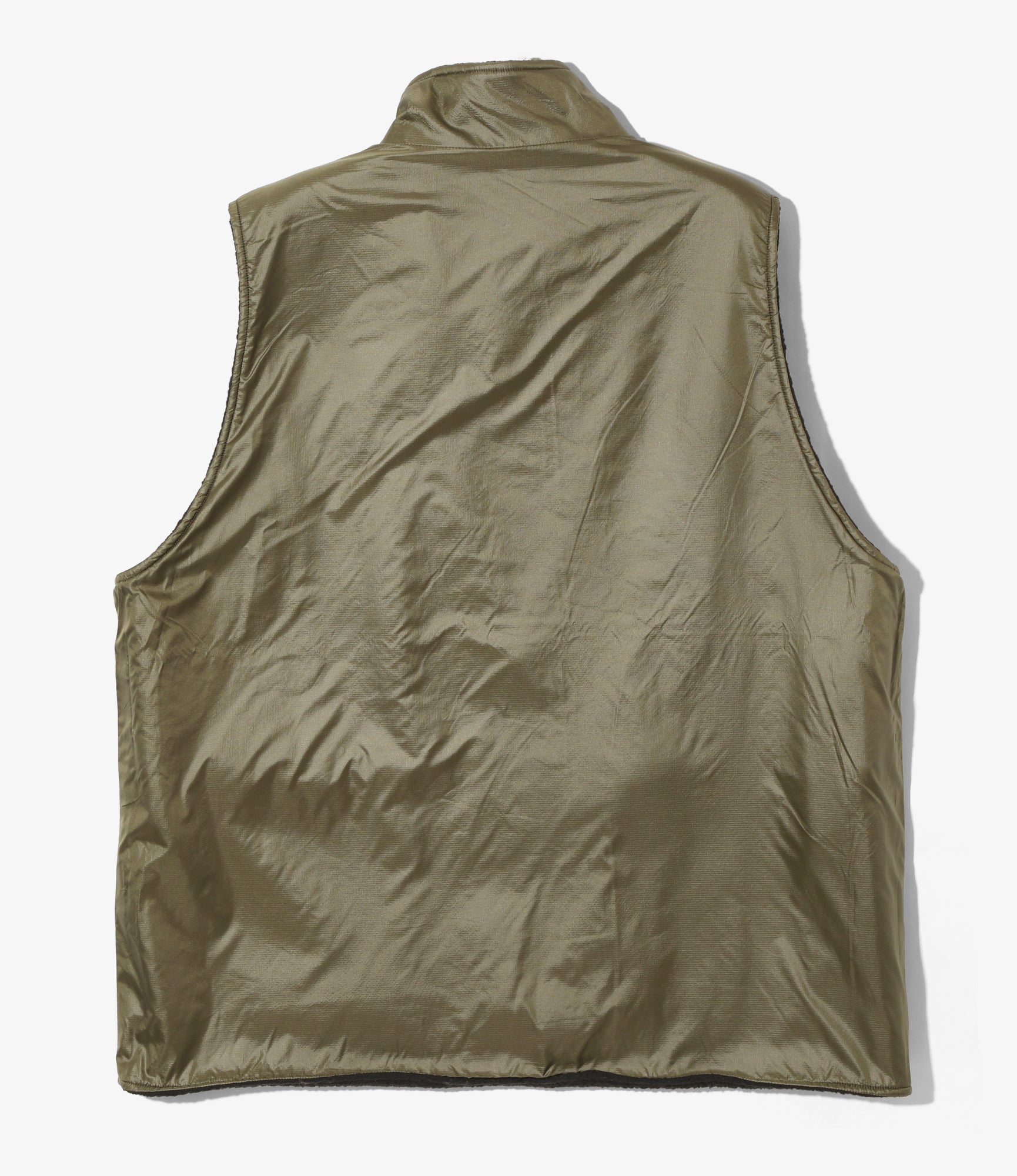 Reversible Vest - Black - Poly Fleece / Nylon Ripstop