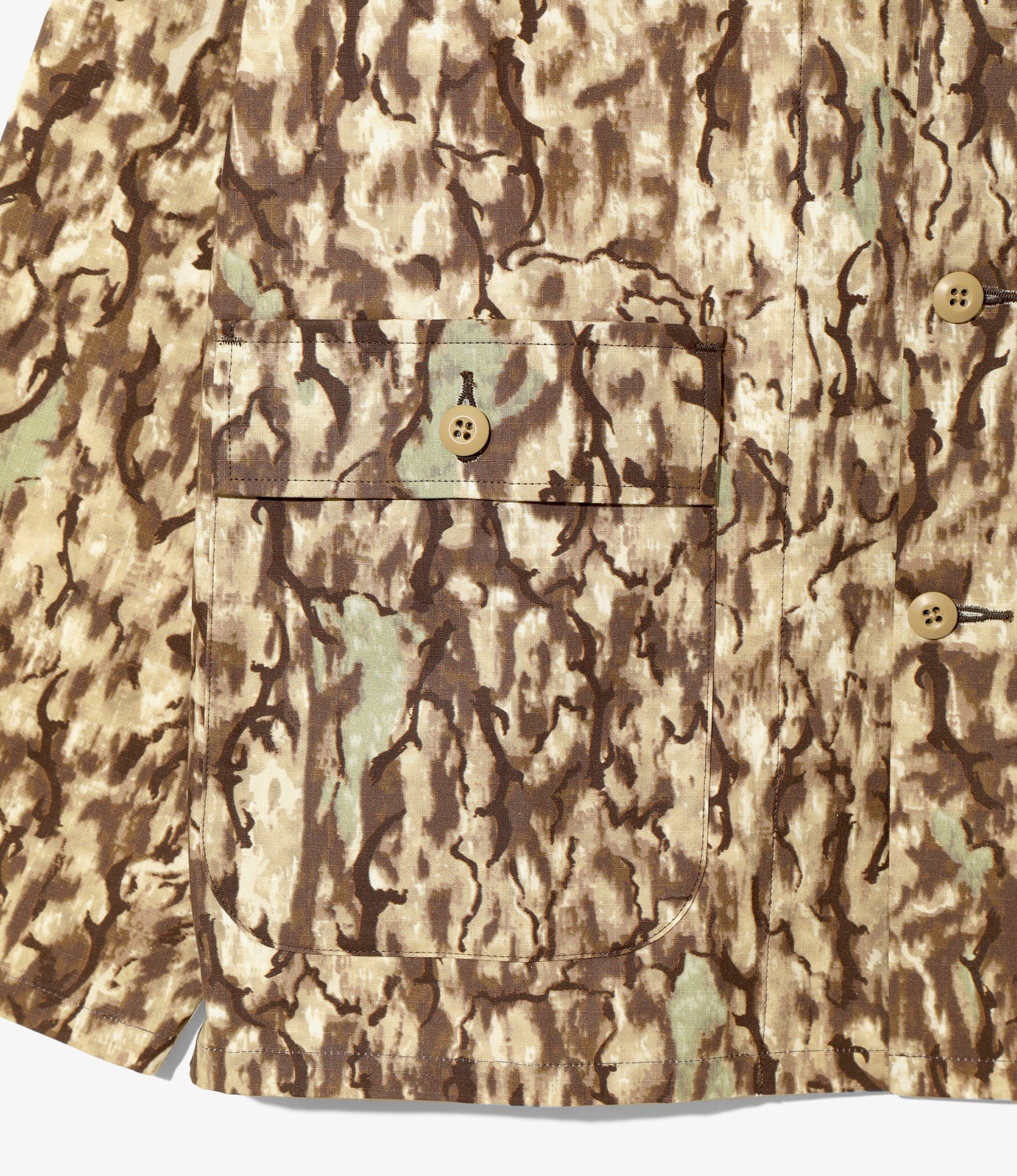 Hunting Shirt - Horn Camo - Cotton Ripstop / Printed