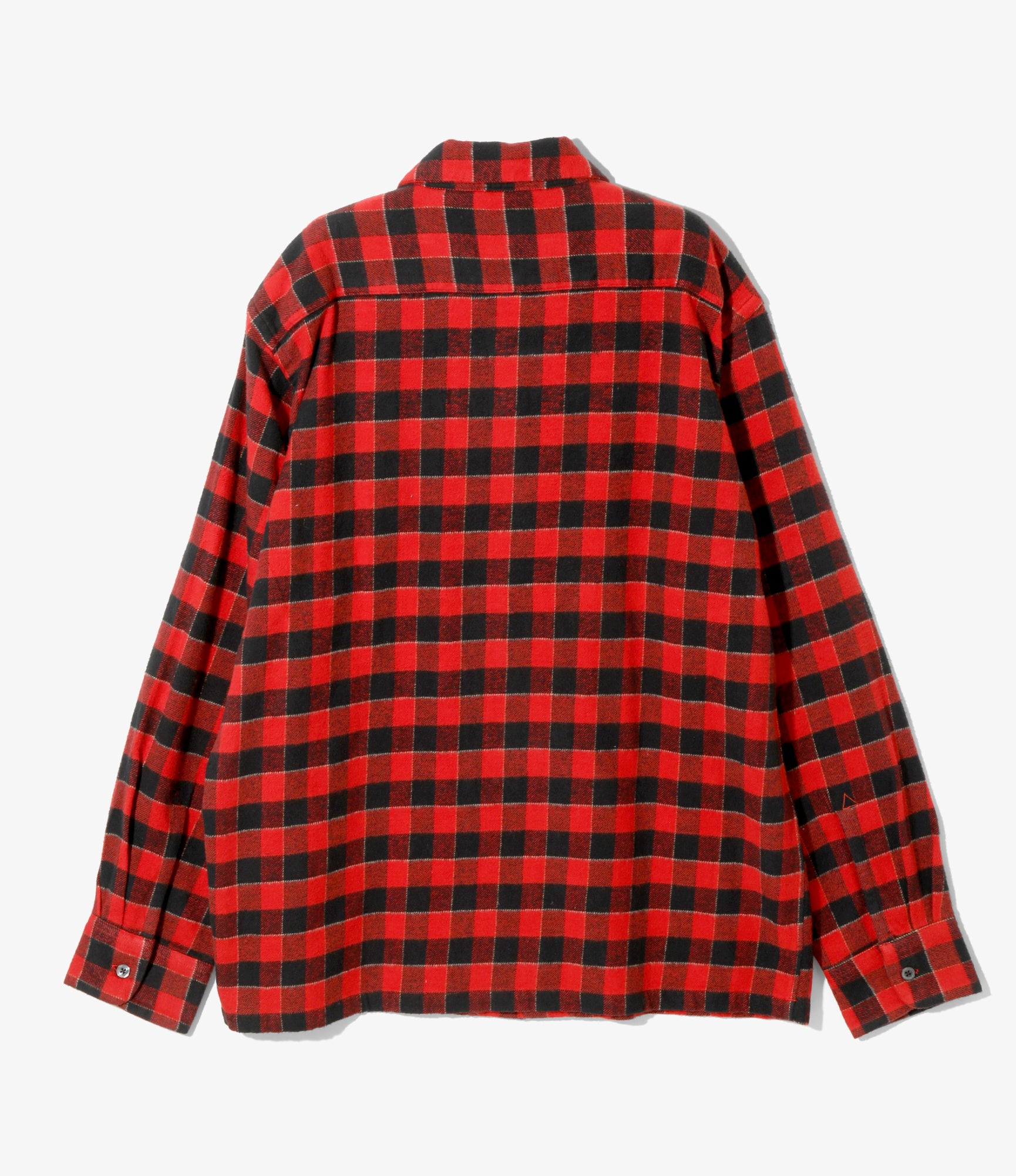 6 Pocket Classic Shirt - Red / Black - Flannel Twill / Plaid