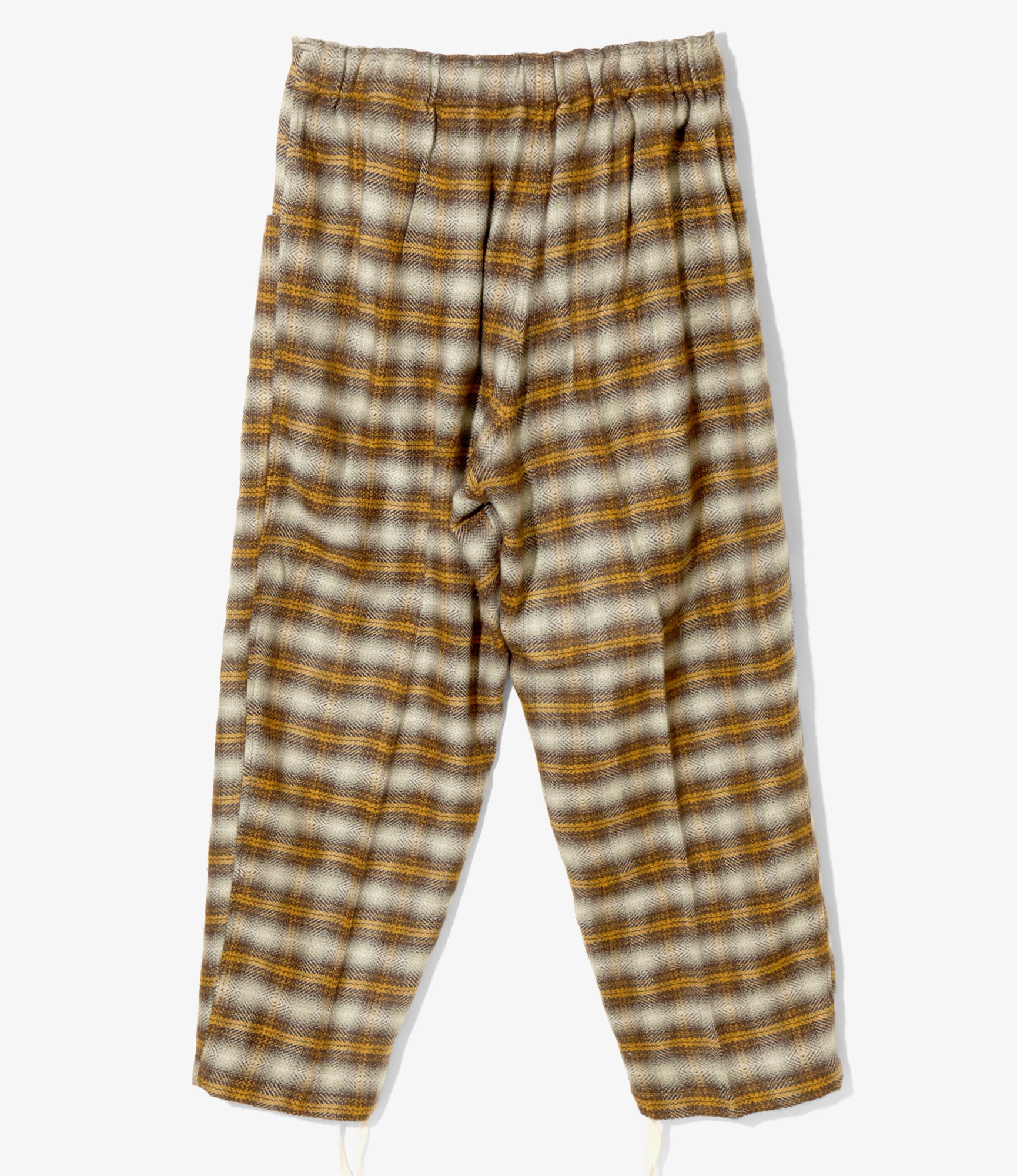 Army String Pant - Yellow / Brown - Acrylic Plaid