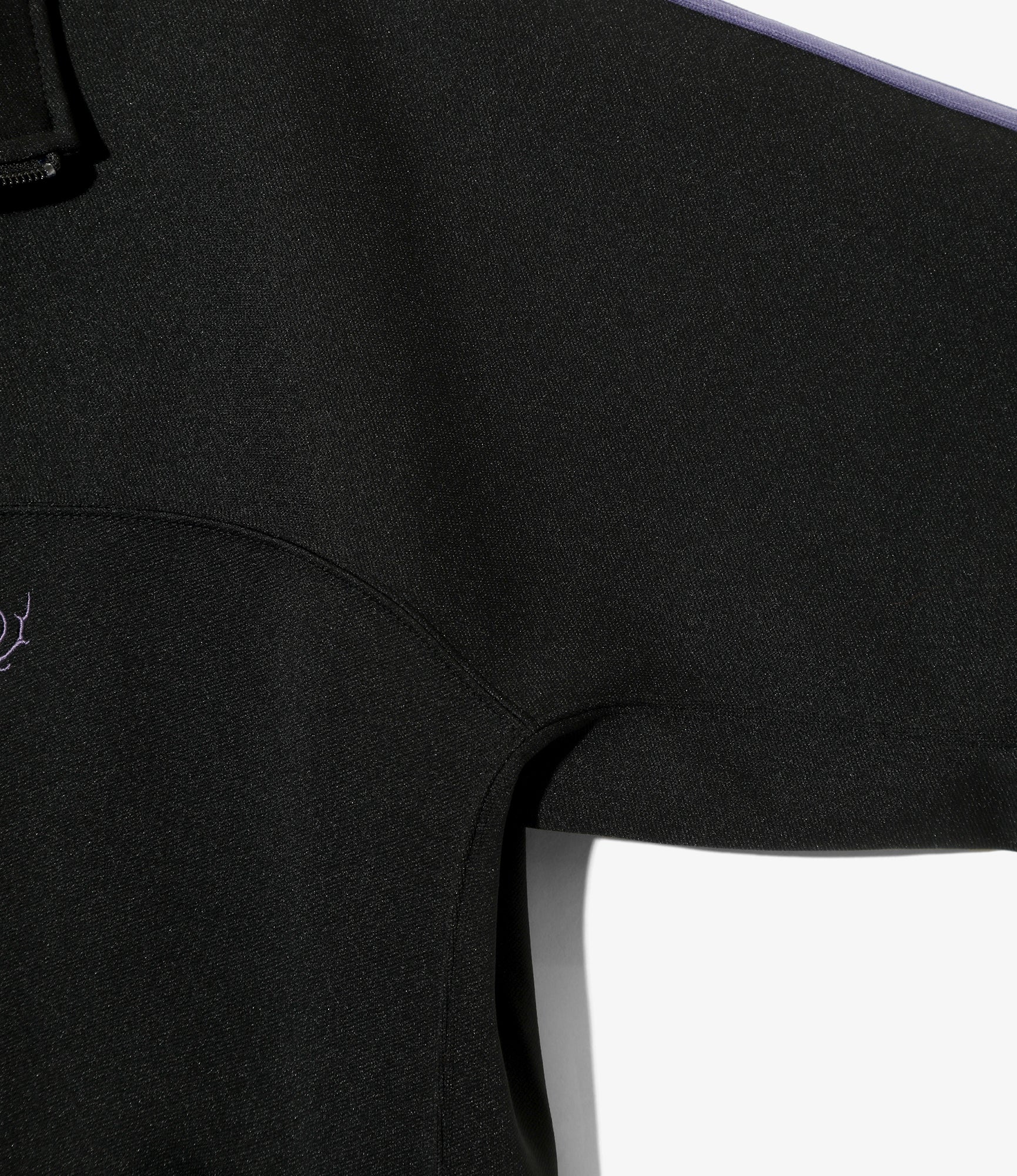Trainer Jacket - Black - Poly Smooth