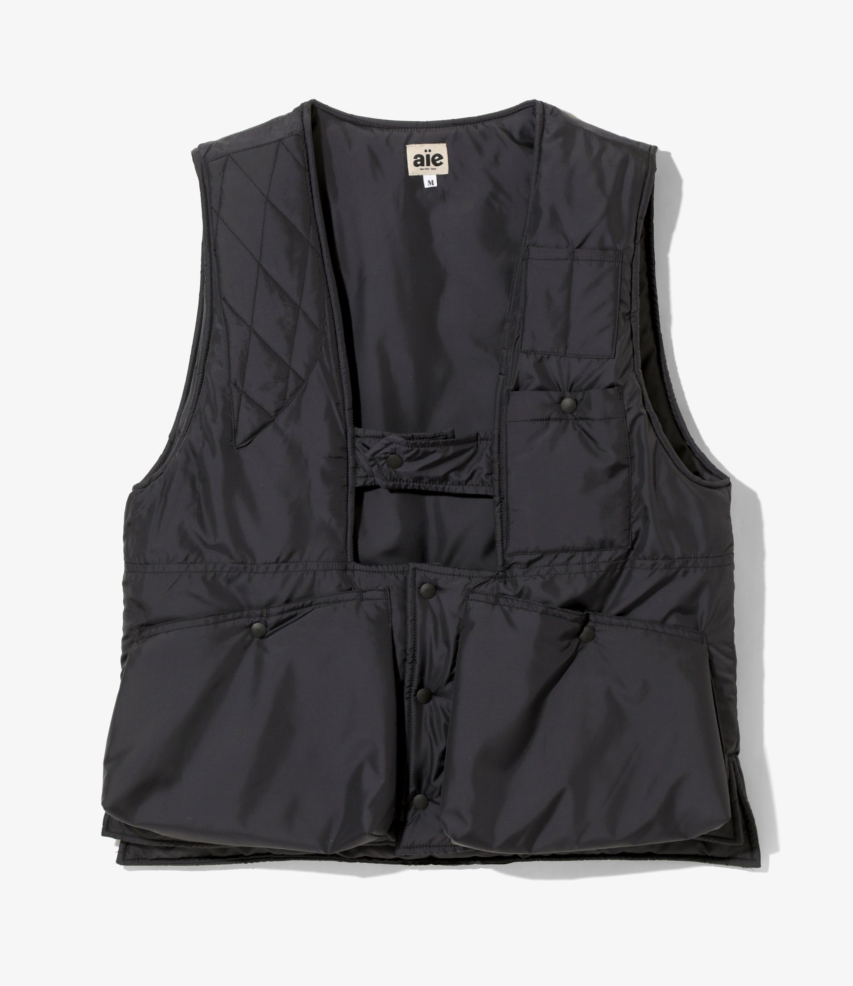 Game Vest - Navy - Poly Ripstop | Nepenthes New York