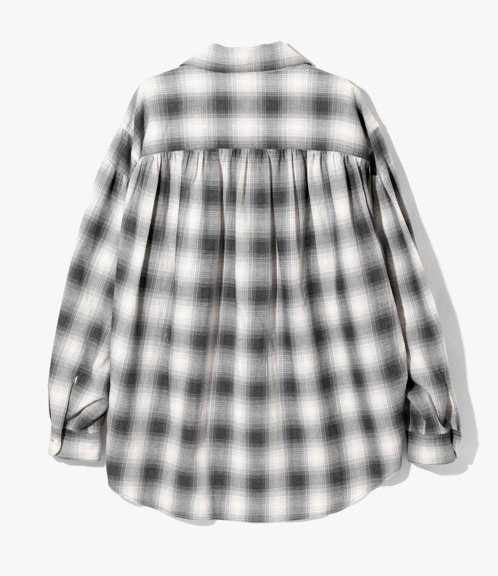 Painter Shirt - Black - Cotton Plaid
