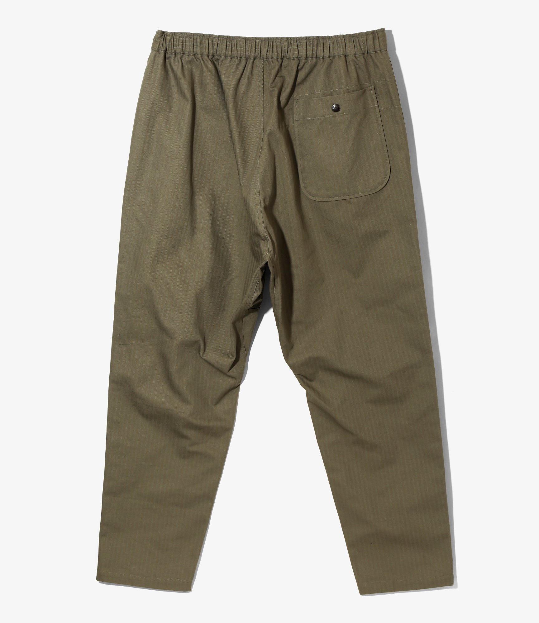 EZ Pant - Olive - Cotton Herringbone