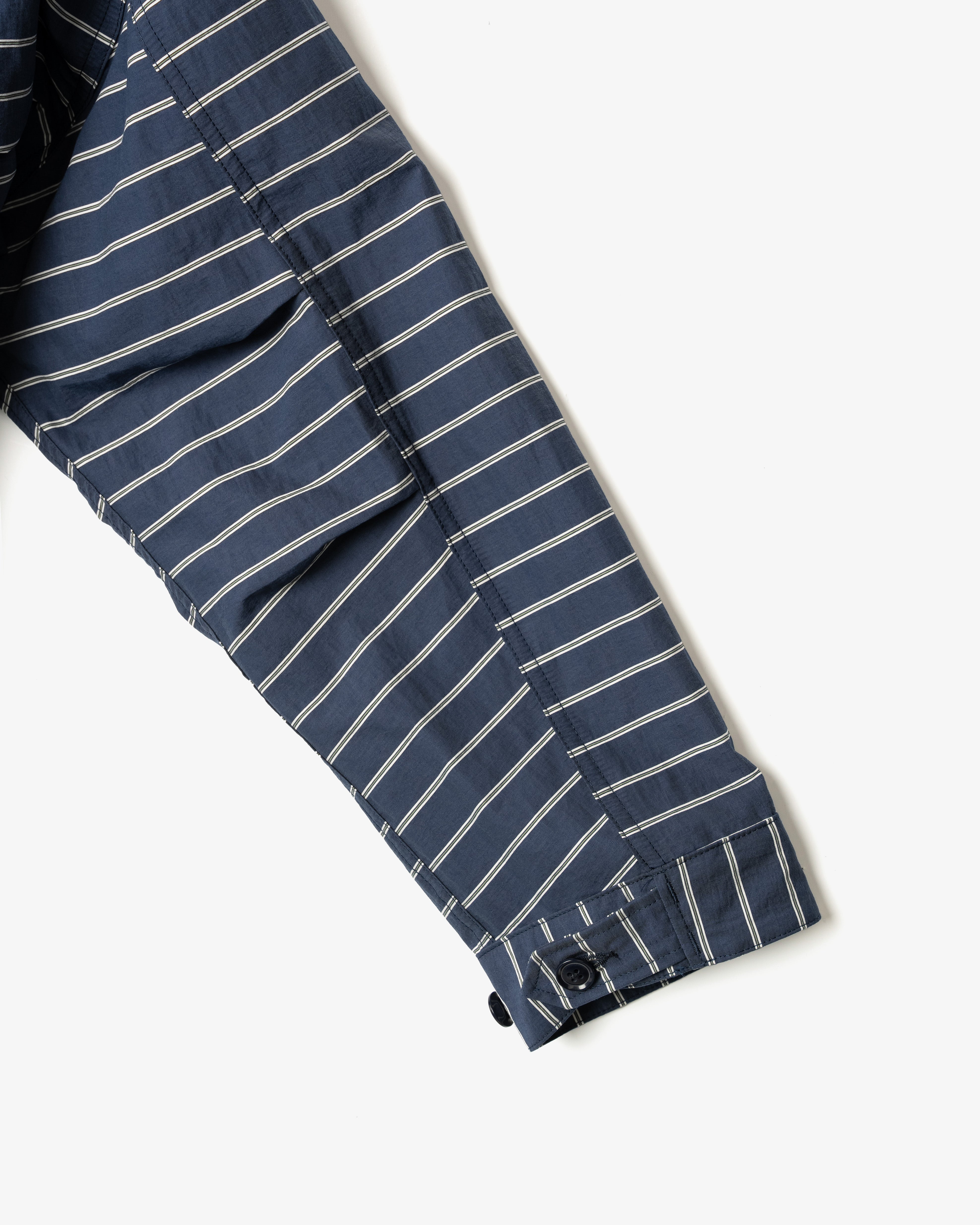 Women's M51 Dress - Navy Narrow Stripe Viscose