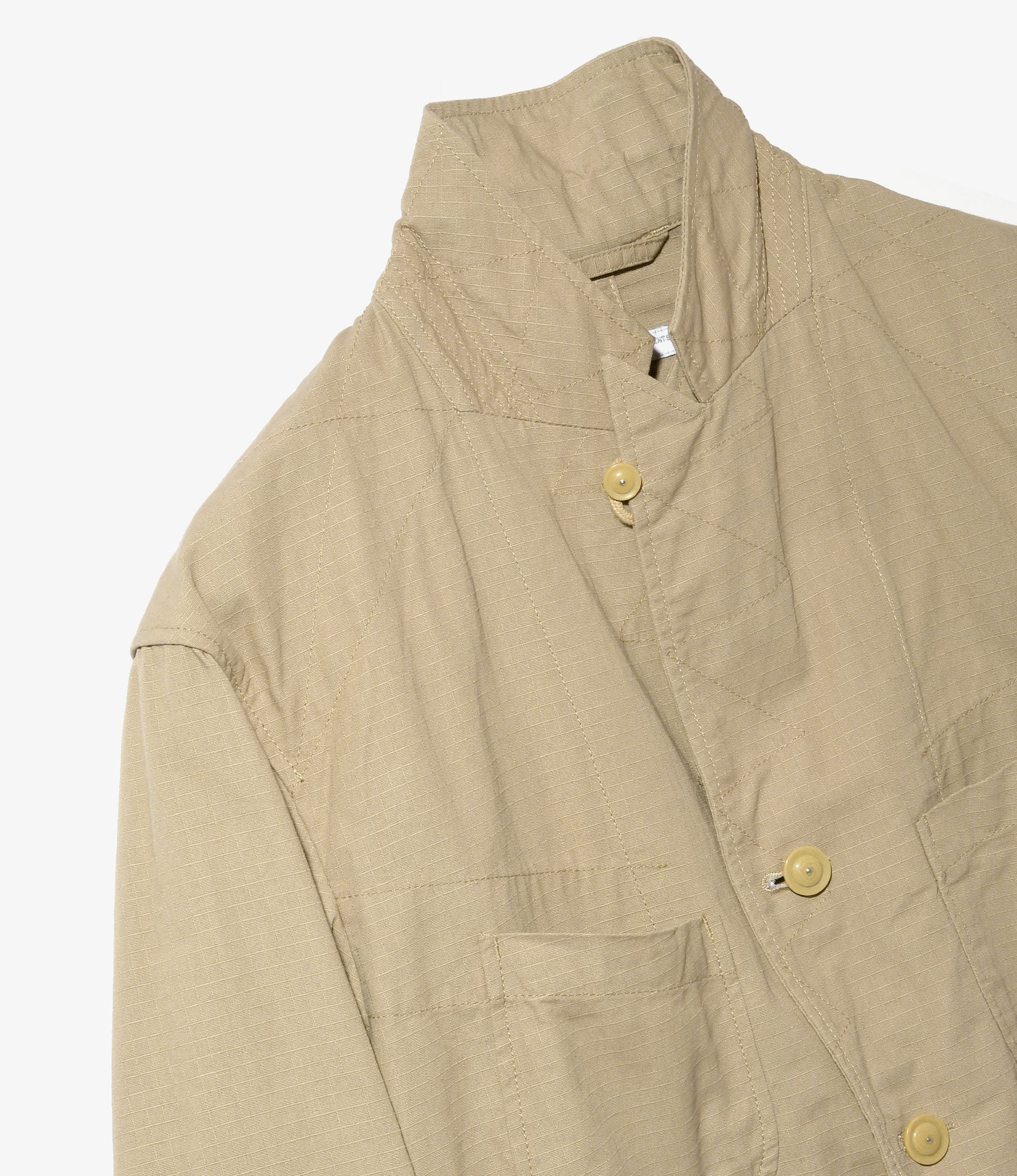 Bedford Jacket - Khaki Cotton Ripstop | Nepenthes New York
