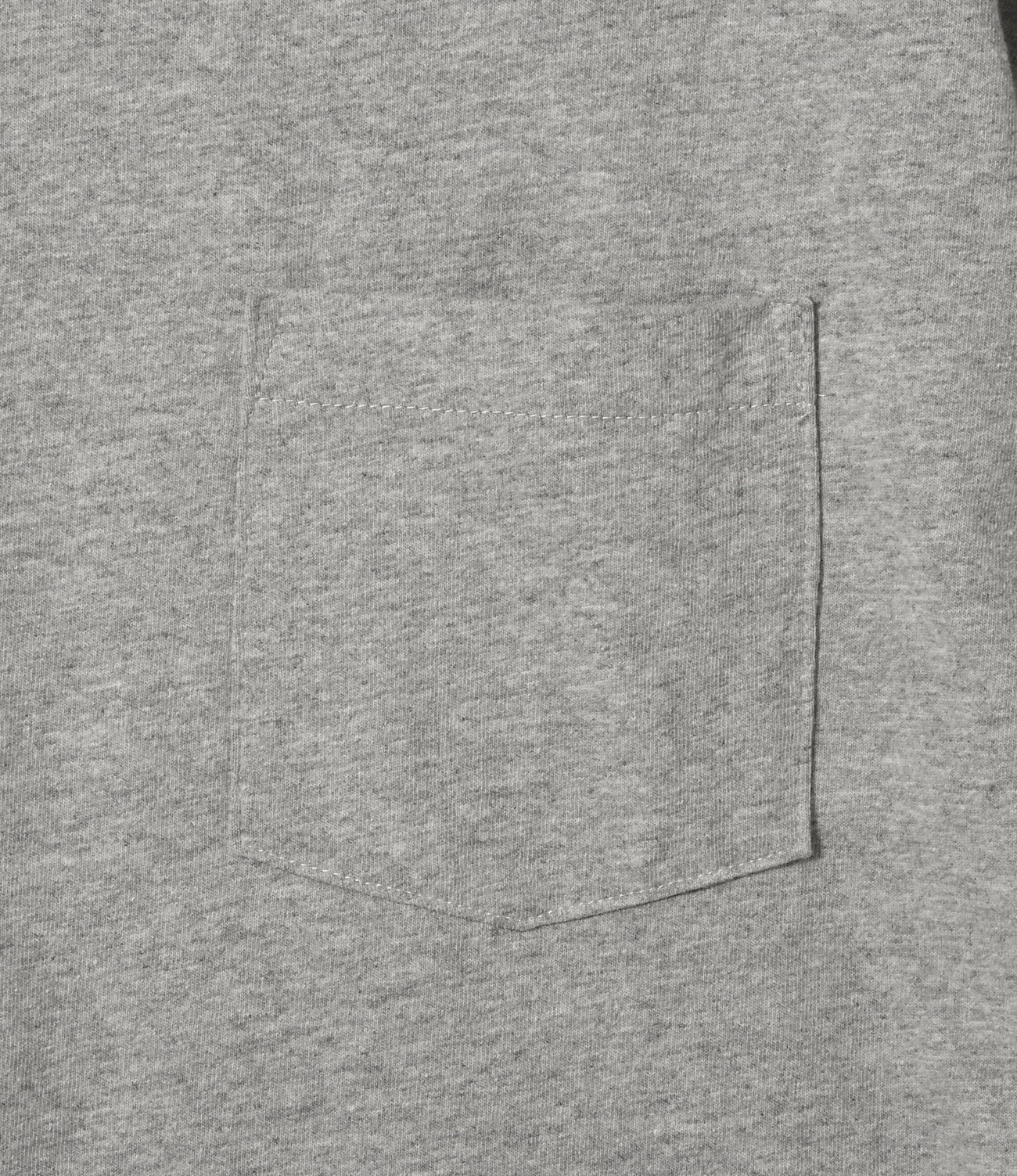 Printed Cross Crew Neck Pocket T-shirt - Grey - Graffiti
