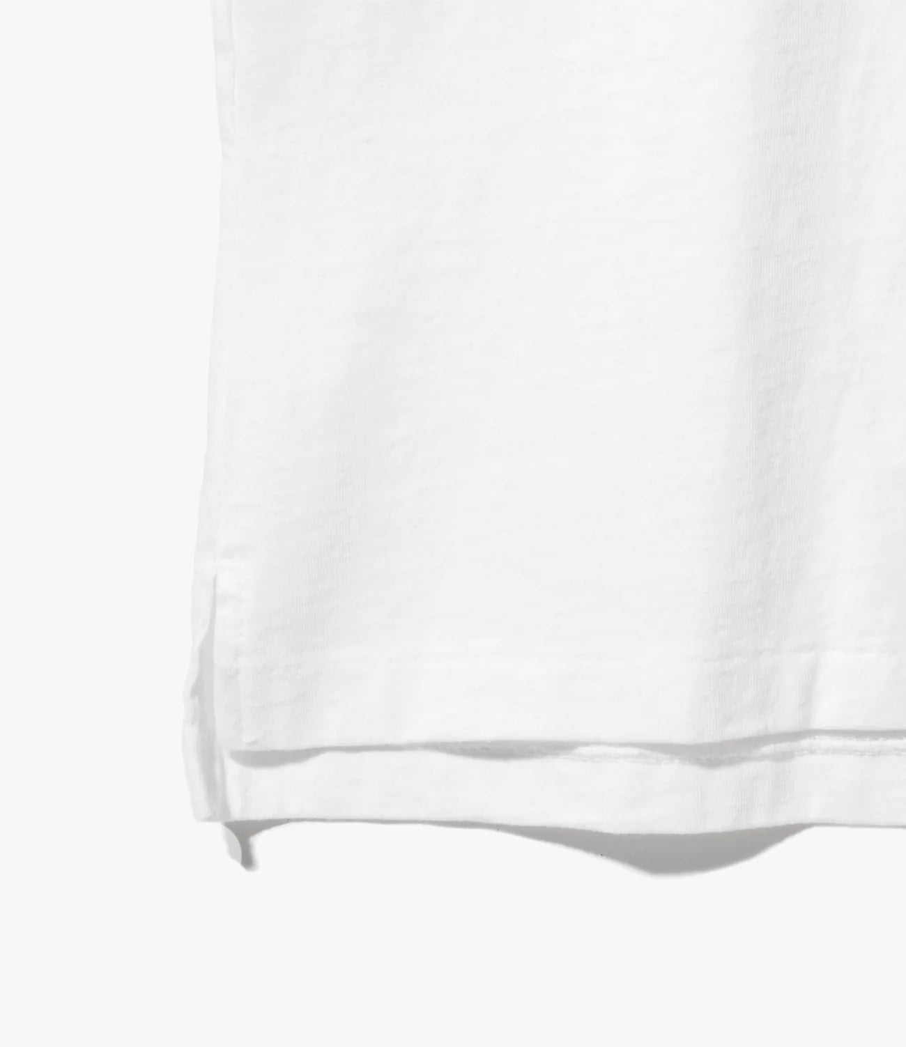 Printed Cross Crew Neck Pocket T-shirt - White - Absurdist