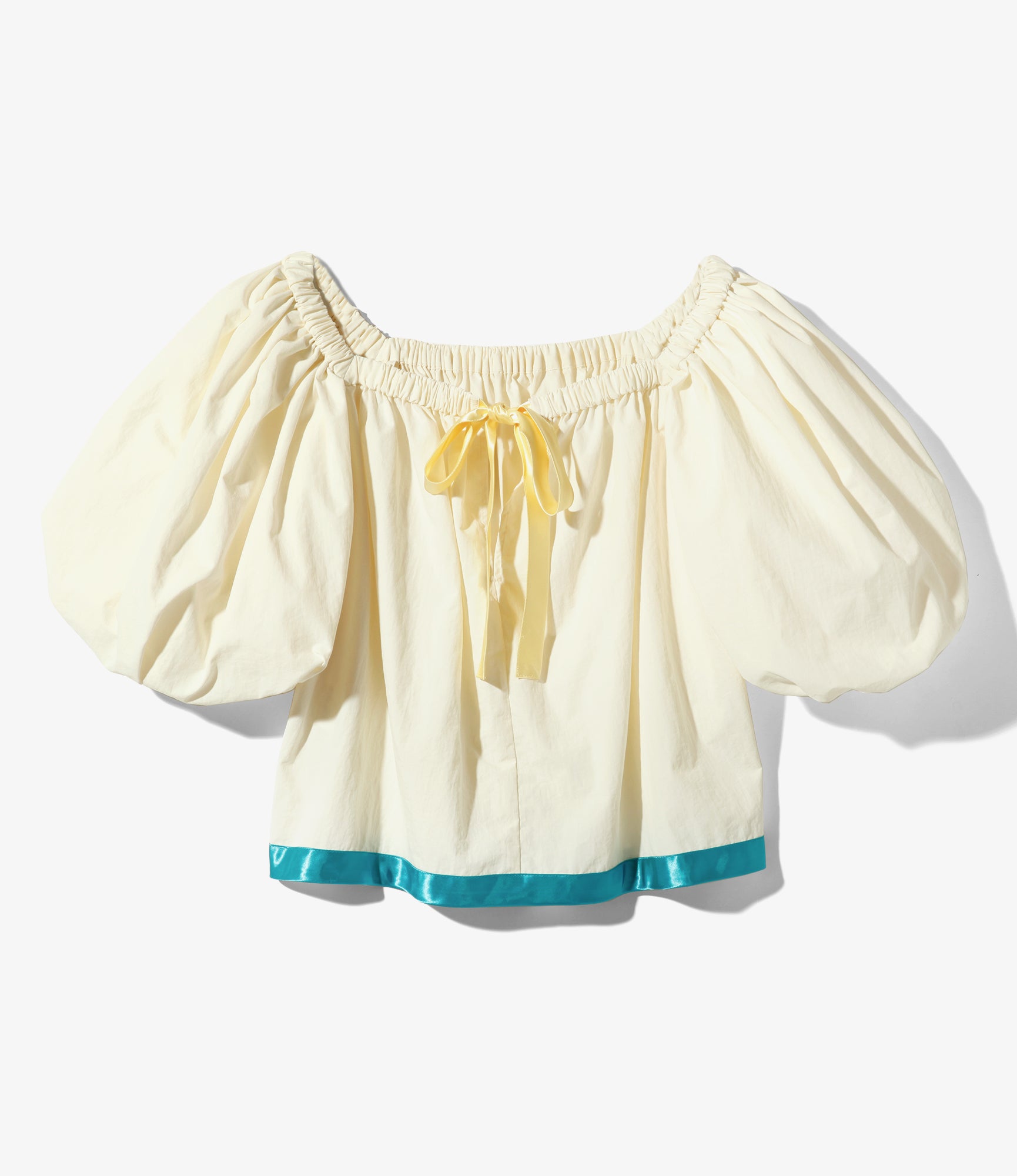 Color Tapes Blouse - Off White