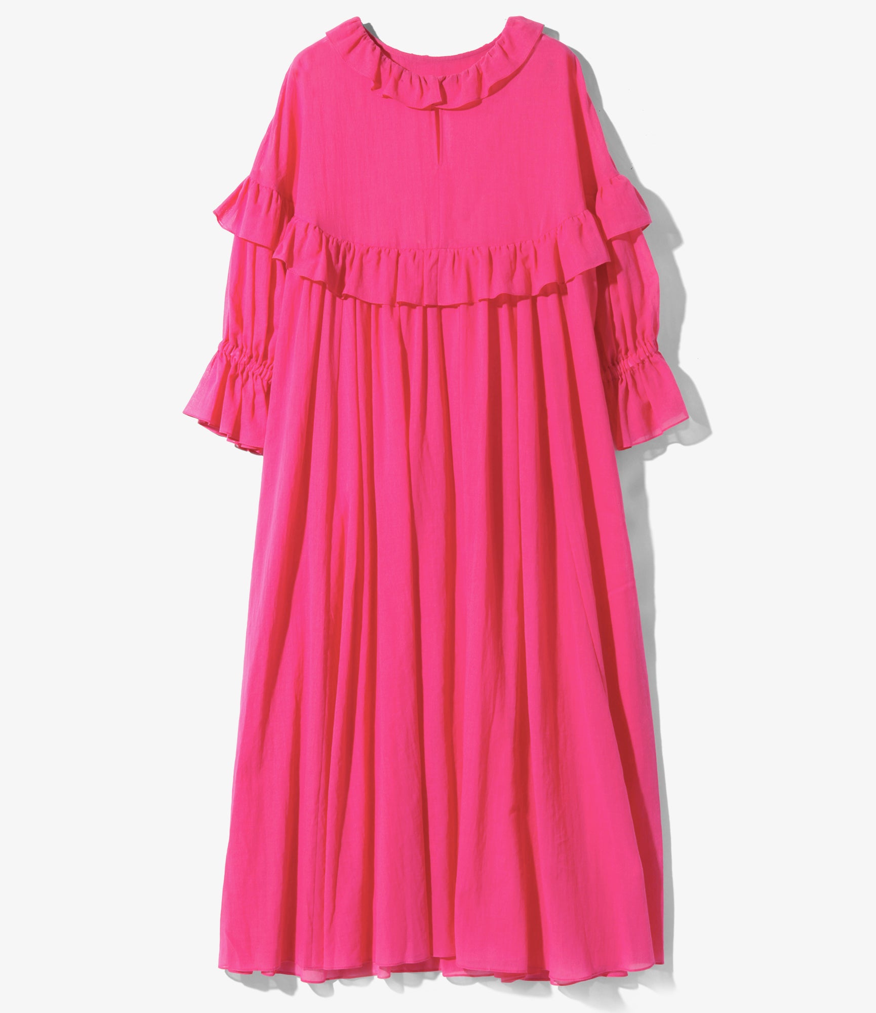 Frill Dress - Boil - Pink
