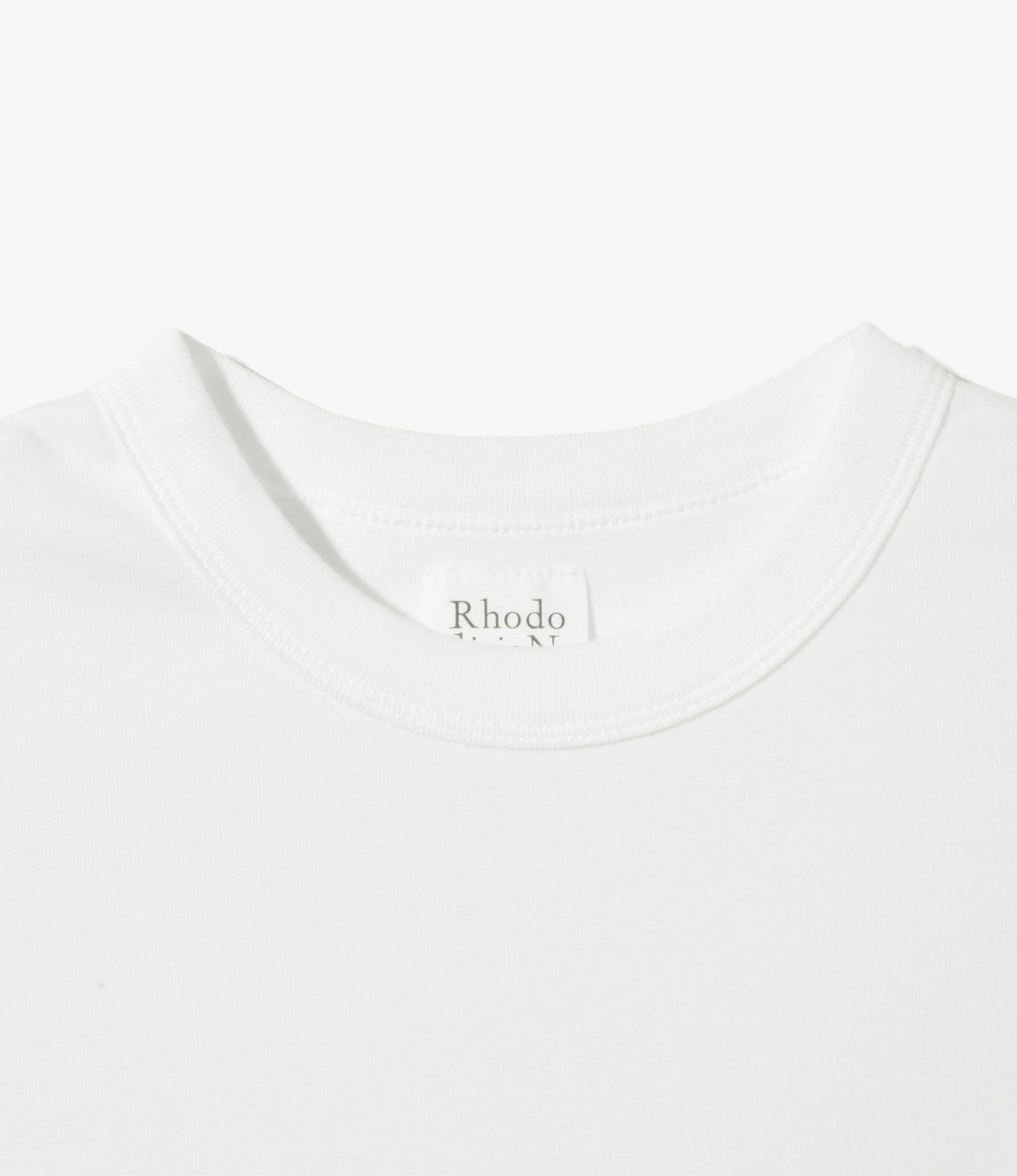 Frill Tail Sleeveless Tee - White