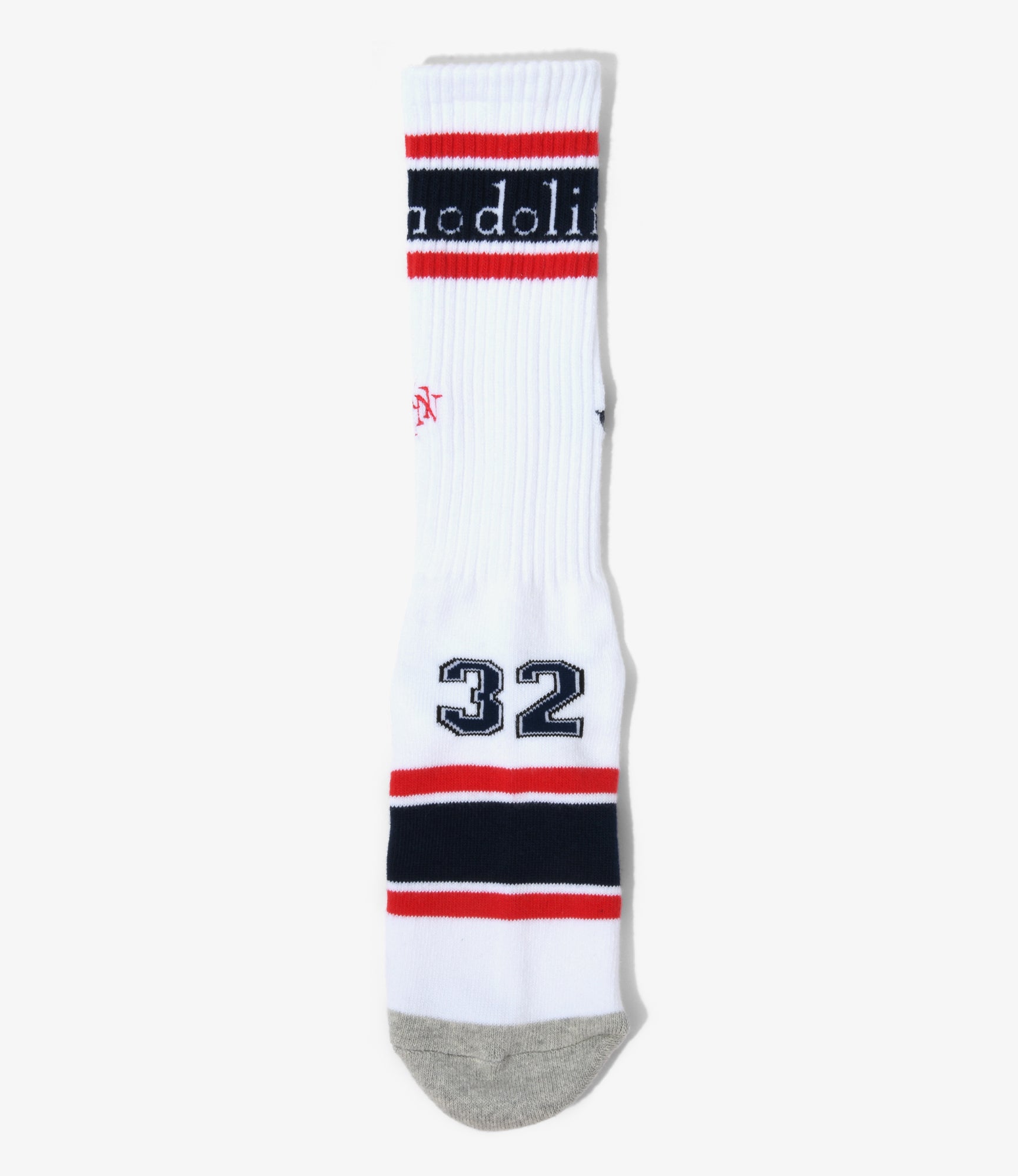 Line_Numbering Socks - White