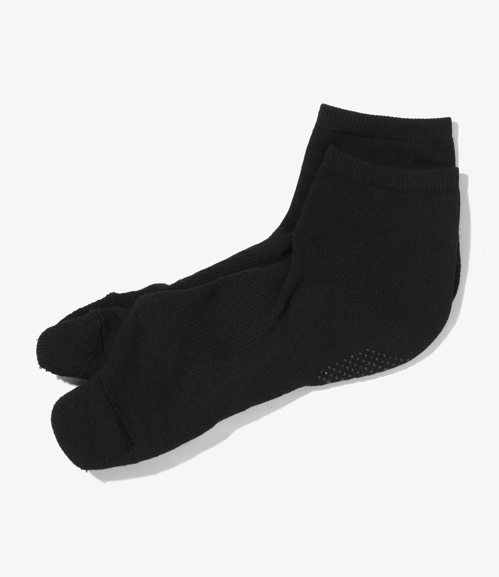 Thumb Ankle Socks - Black - Cool Max