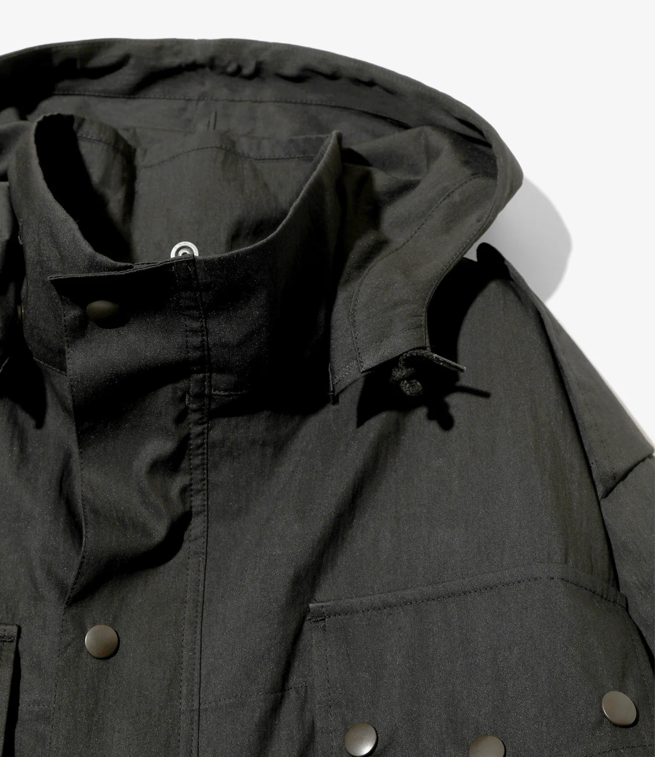 Field Coat - Black - C/N Oxford Cloth