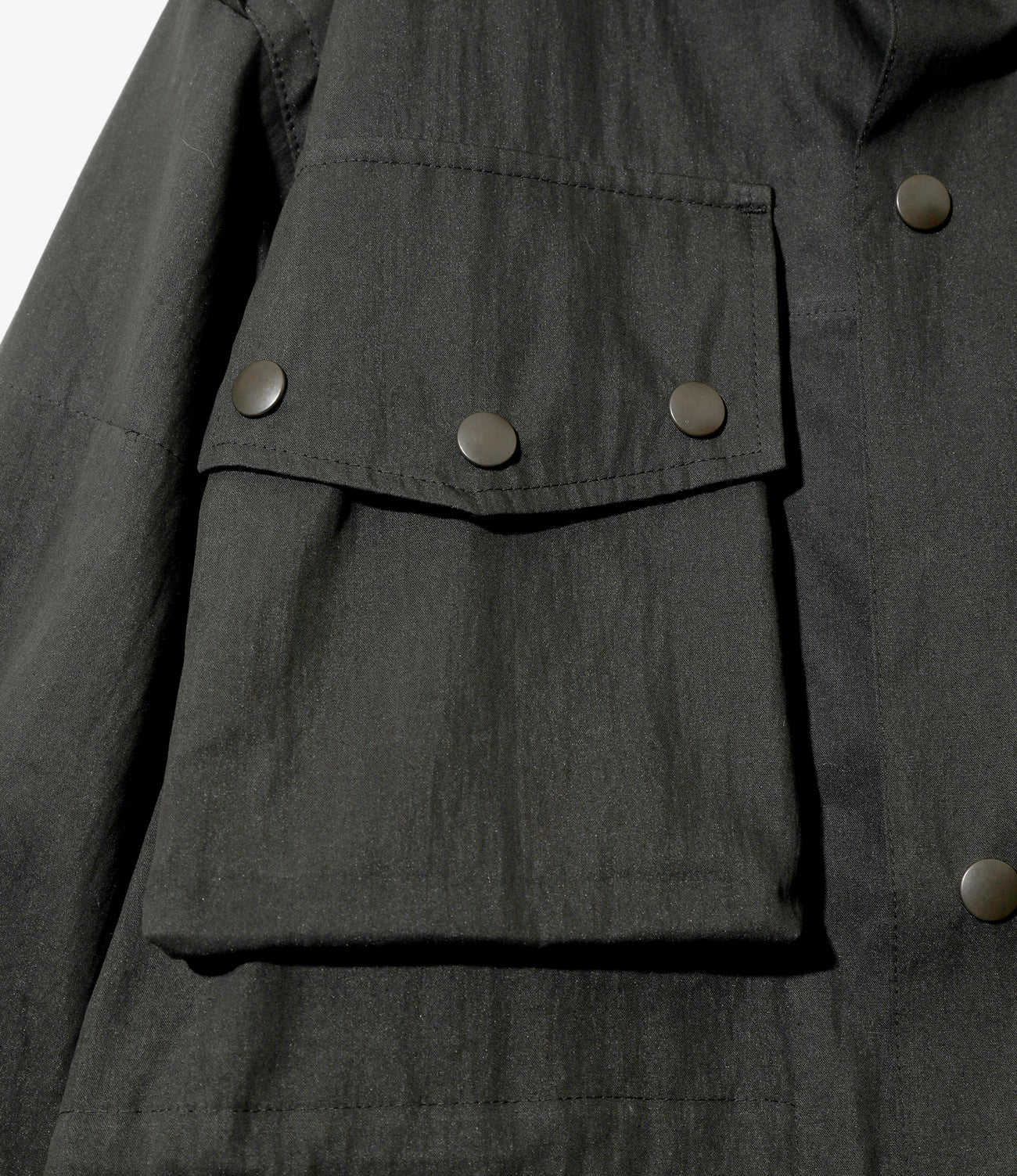 Field Coat - Black - C/N Oxford Cloth