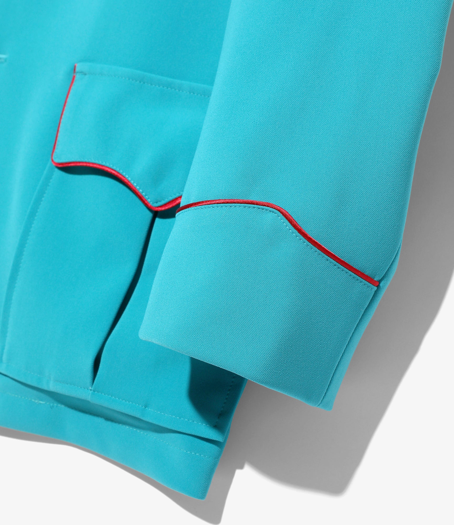 Western Leisure Jacket - Turquoise - PE/PU Double Cloth
