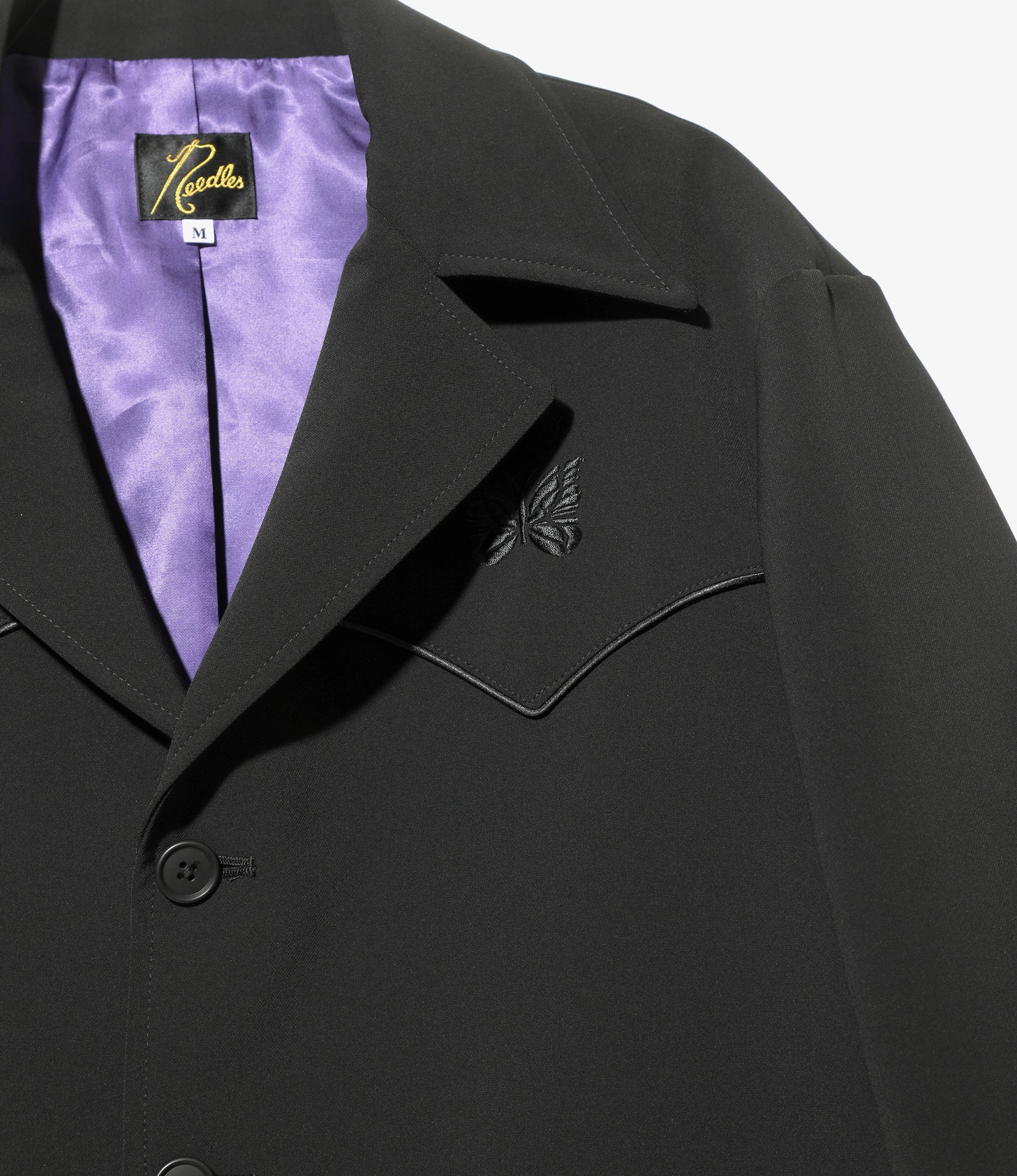 Western Leisure Jacket - Black - PE/PU Double Cloth