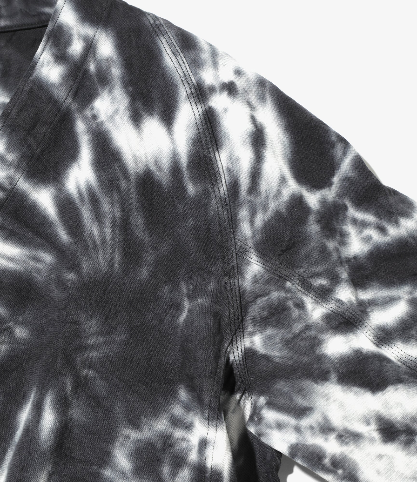 Nepenthes Exclusive - Samue Jacket - Black - 8oz Denim / Tie Dye