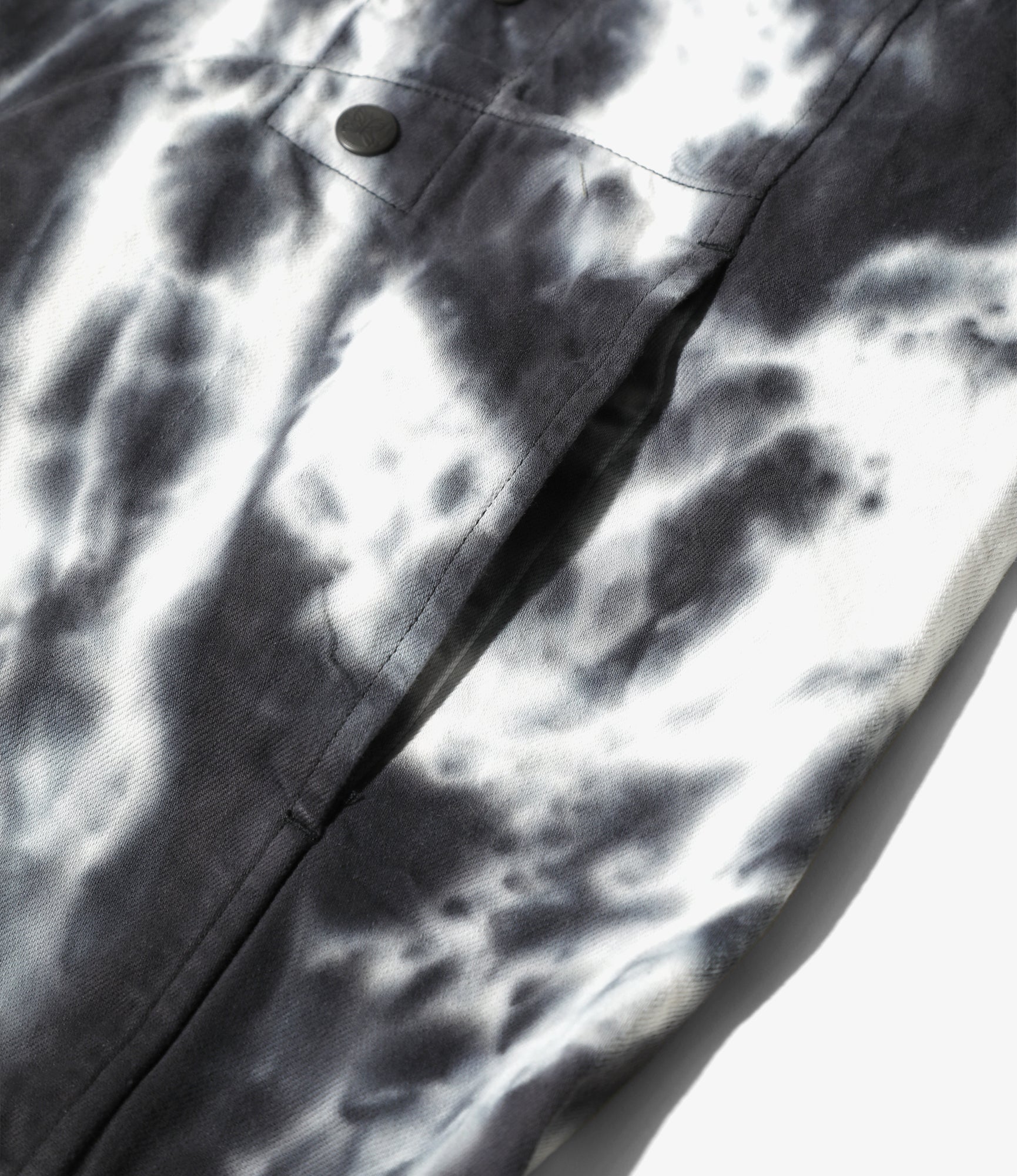 Nepenthes Exclusive - Samue Jacket - Black - 8oz Denim / Tie Dye