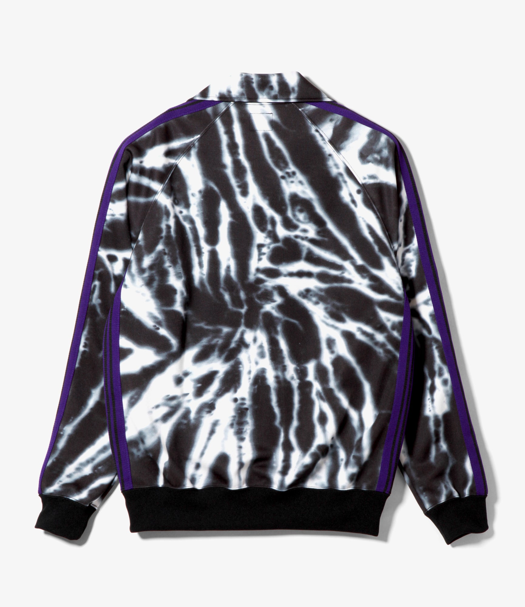 Nepenthes Exclusive - Track Jacket - Black - Poly Smooth / Tie Dye Printed