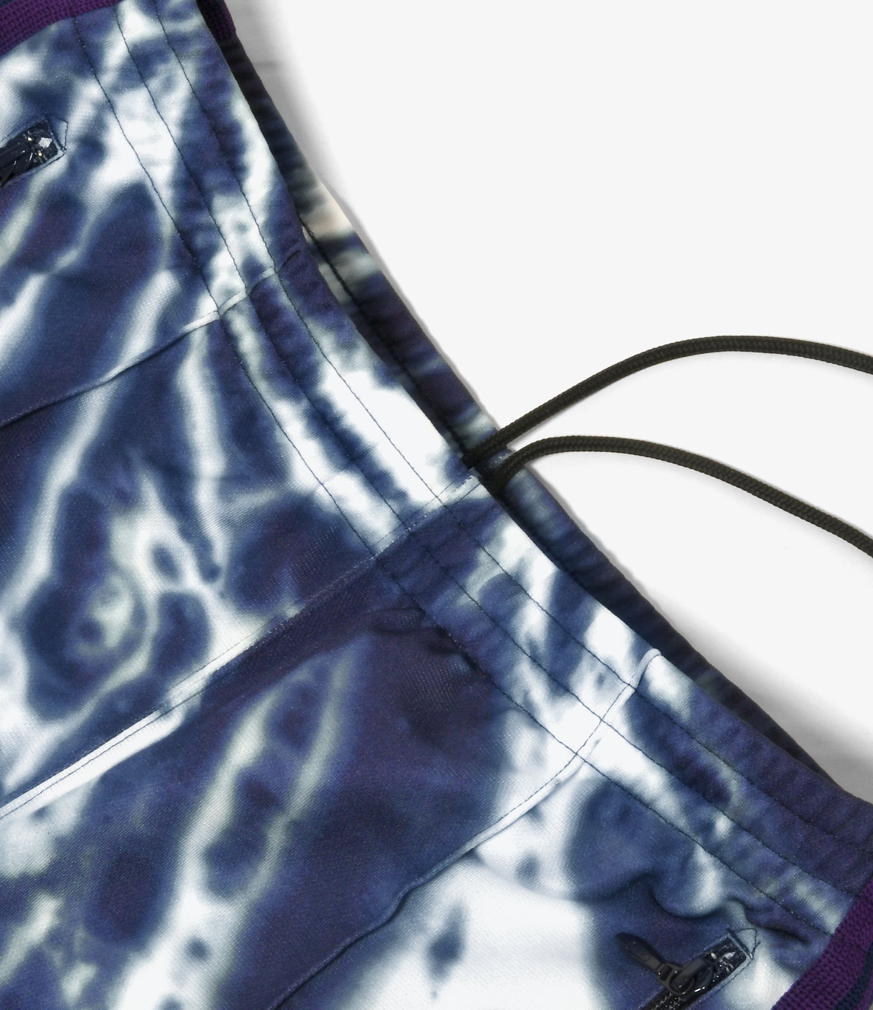 Nepenthes Exclusive - Track Pant - Navy - Poly Smooth / Tie Dye Printed