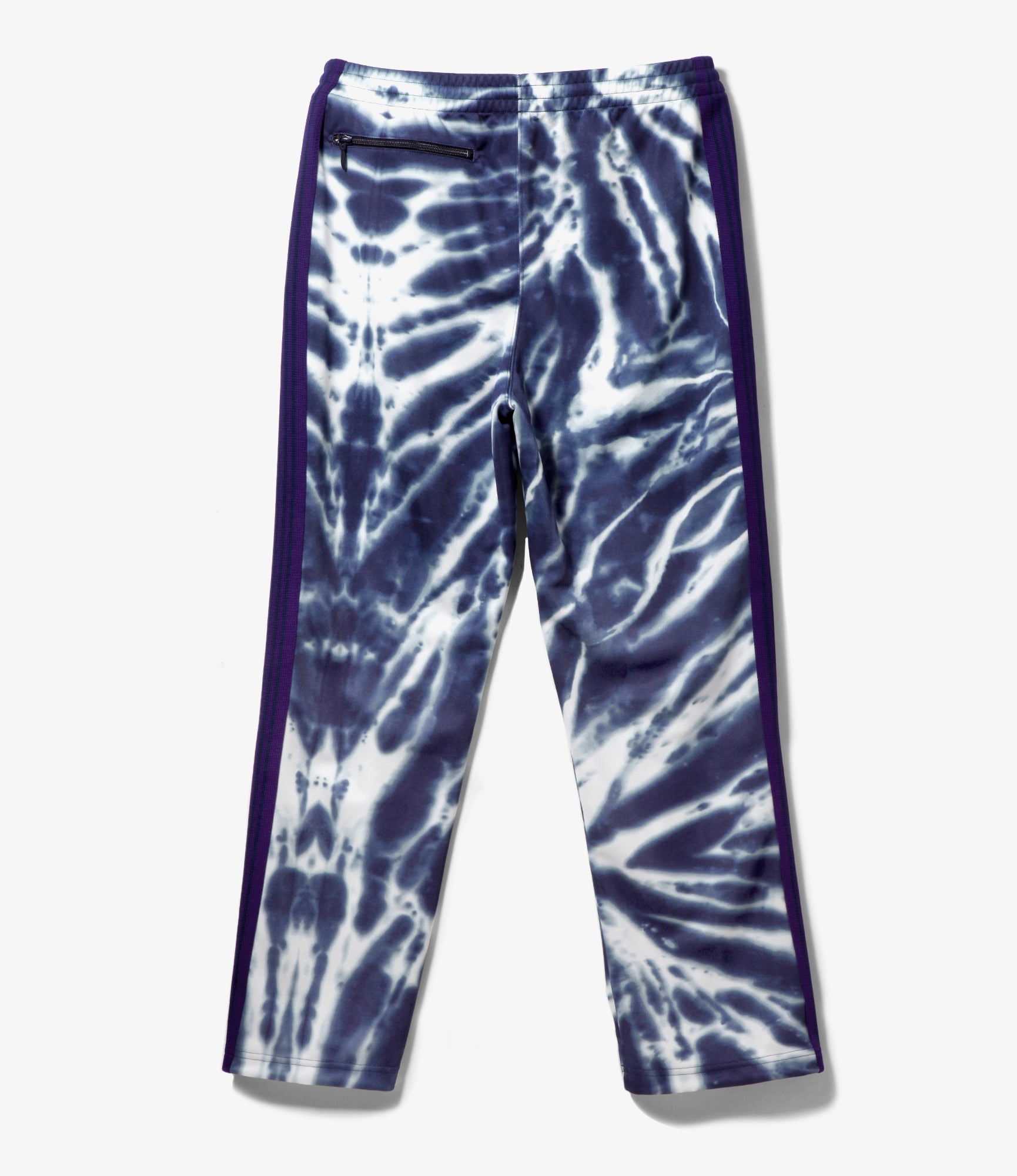 Nepenthes Exclusive - Track Pant - Navy - Poly Smooth / Tie Dye Printed
