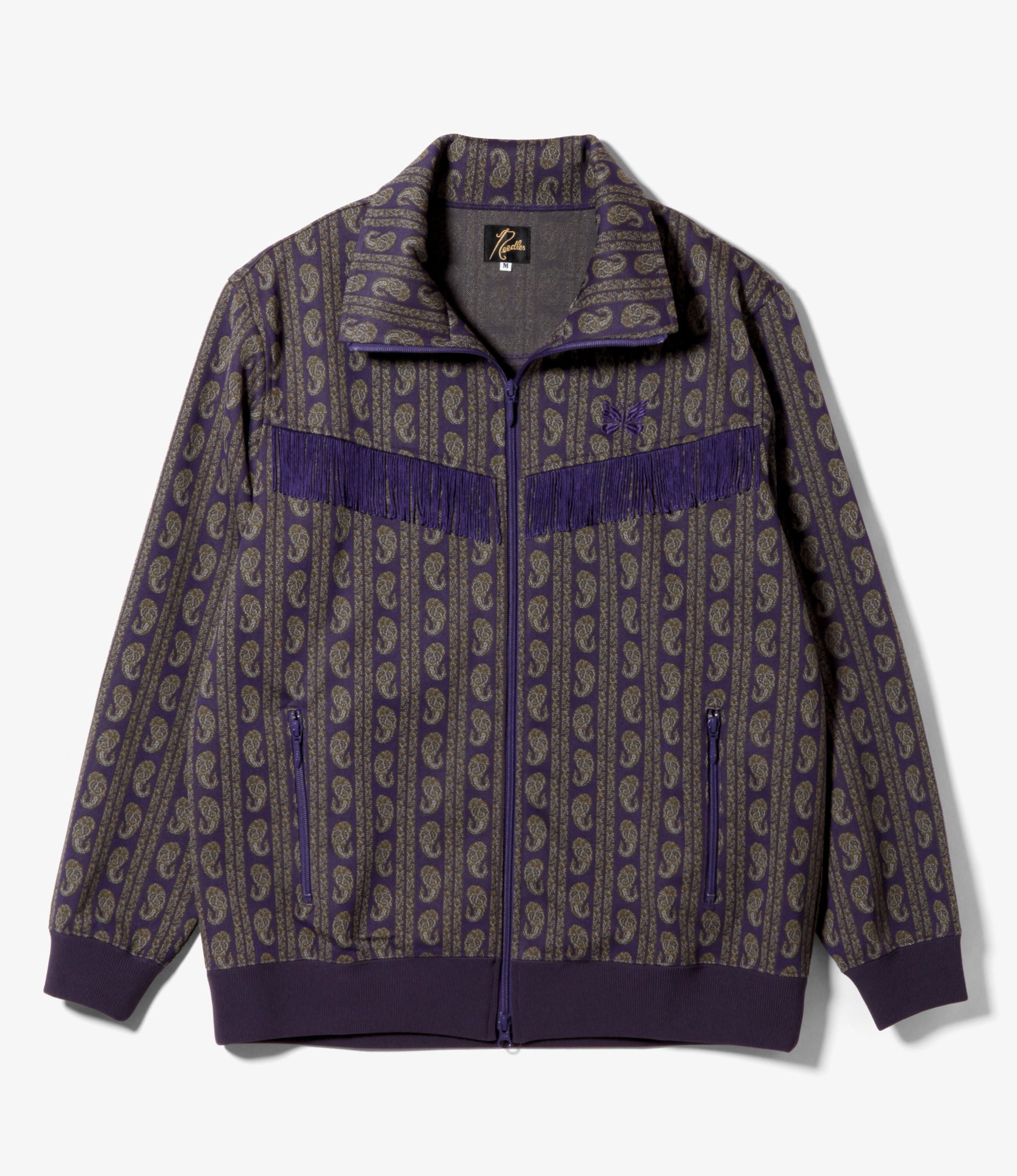 Nepenthes Exclusive - Fringe Track Jacket - Purple - Poly Jq.