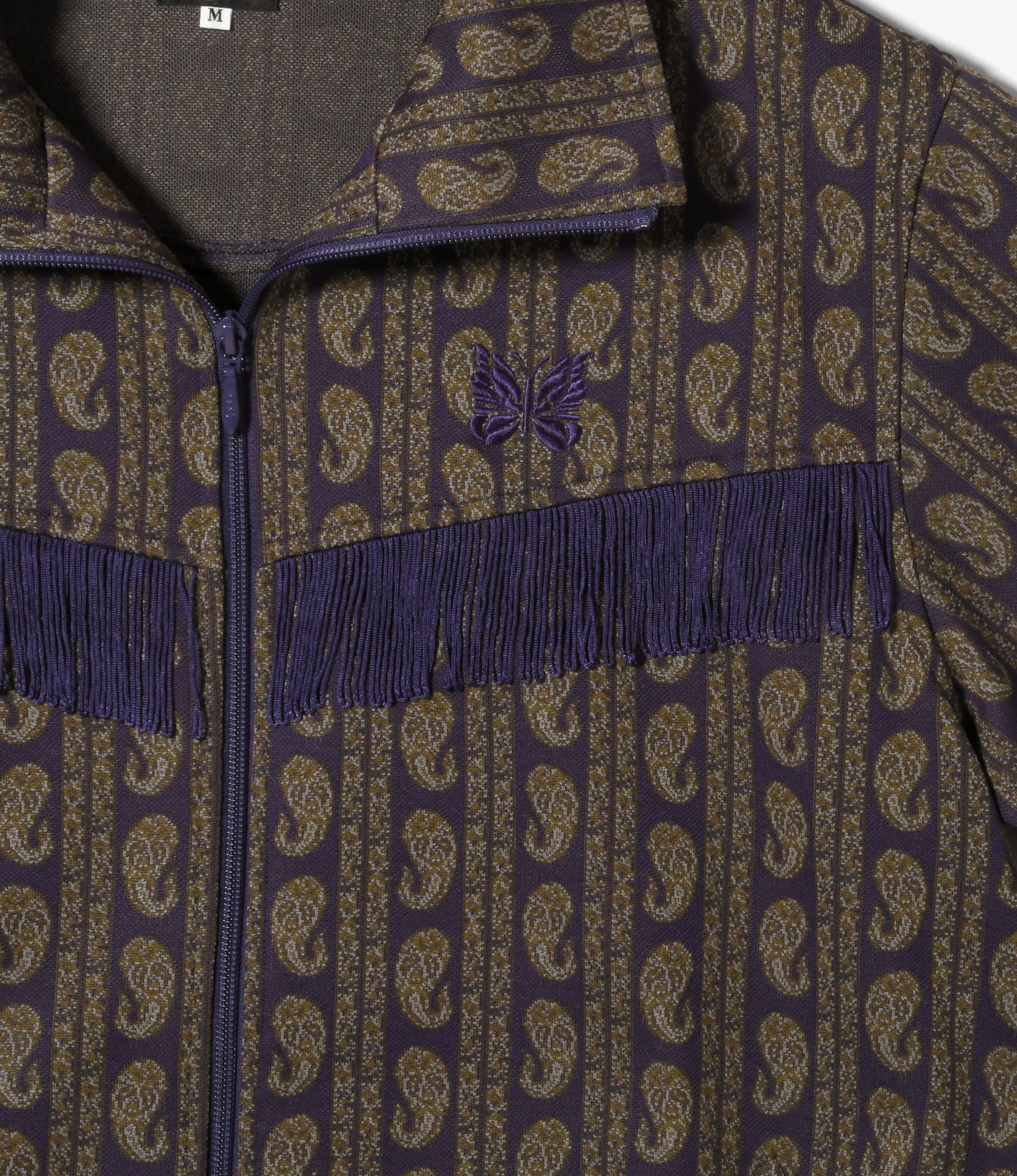 Nepenthes Exclusive - Fringe Track Jacket - Purple - Poly Jq.