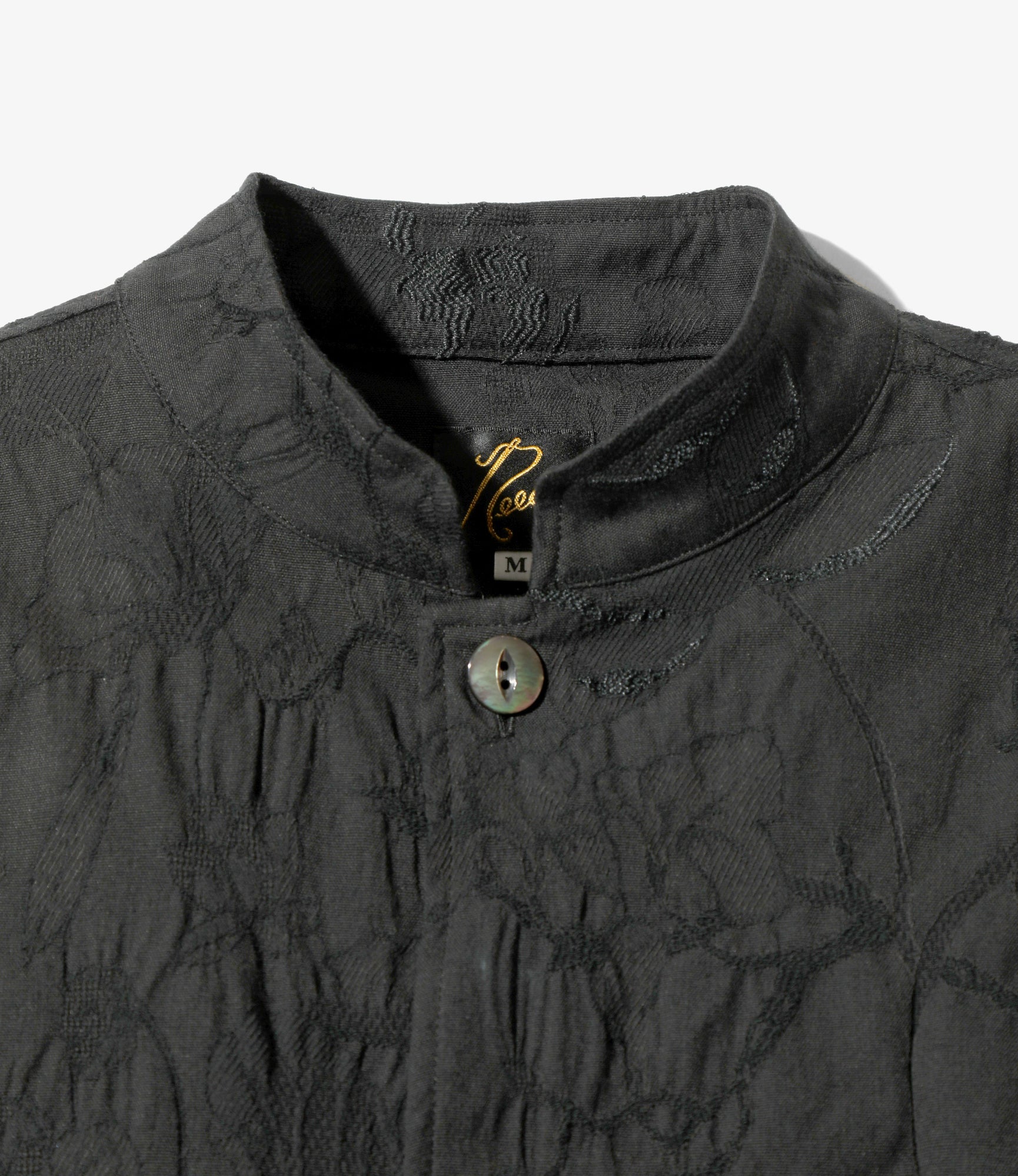 S.C. Shirt - Black - C/PE/PU Papillon Jq.