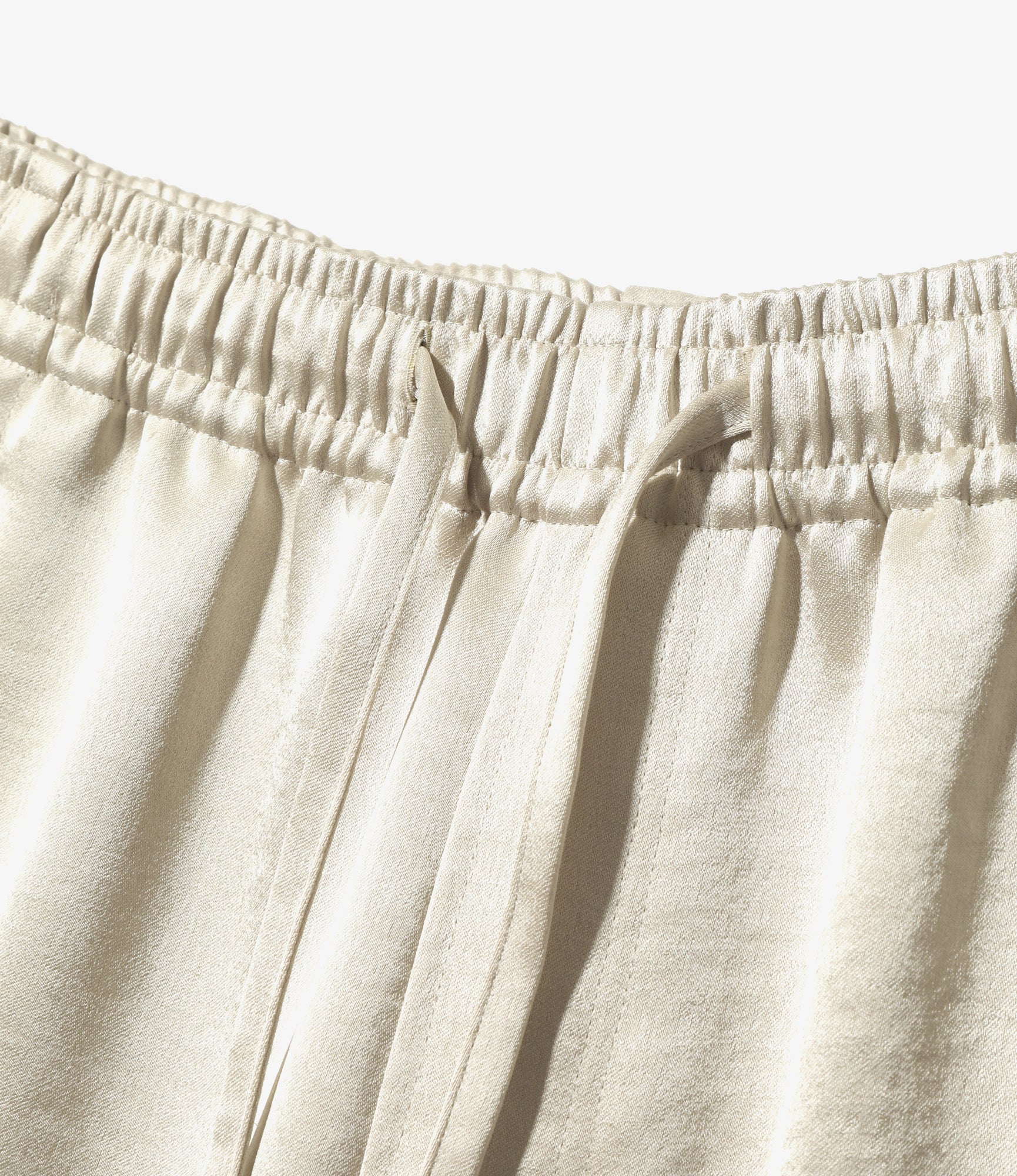String Cowboy Pant - Beige - Poly Sateen