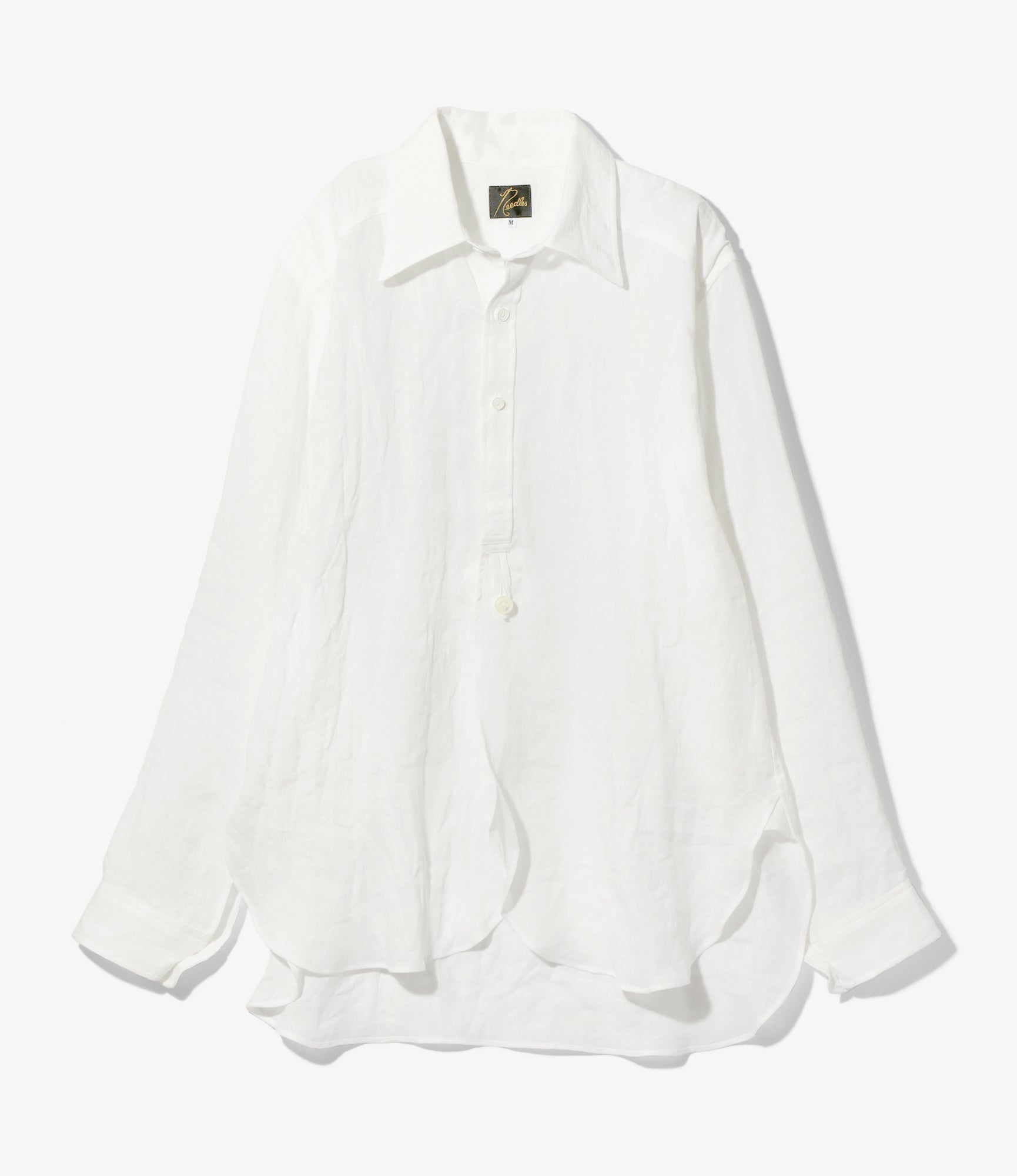 Regular Collar EDW Shirt - Off White - Linen Canvas