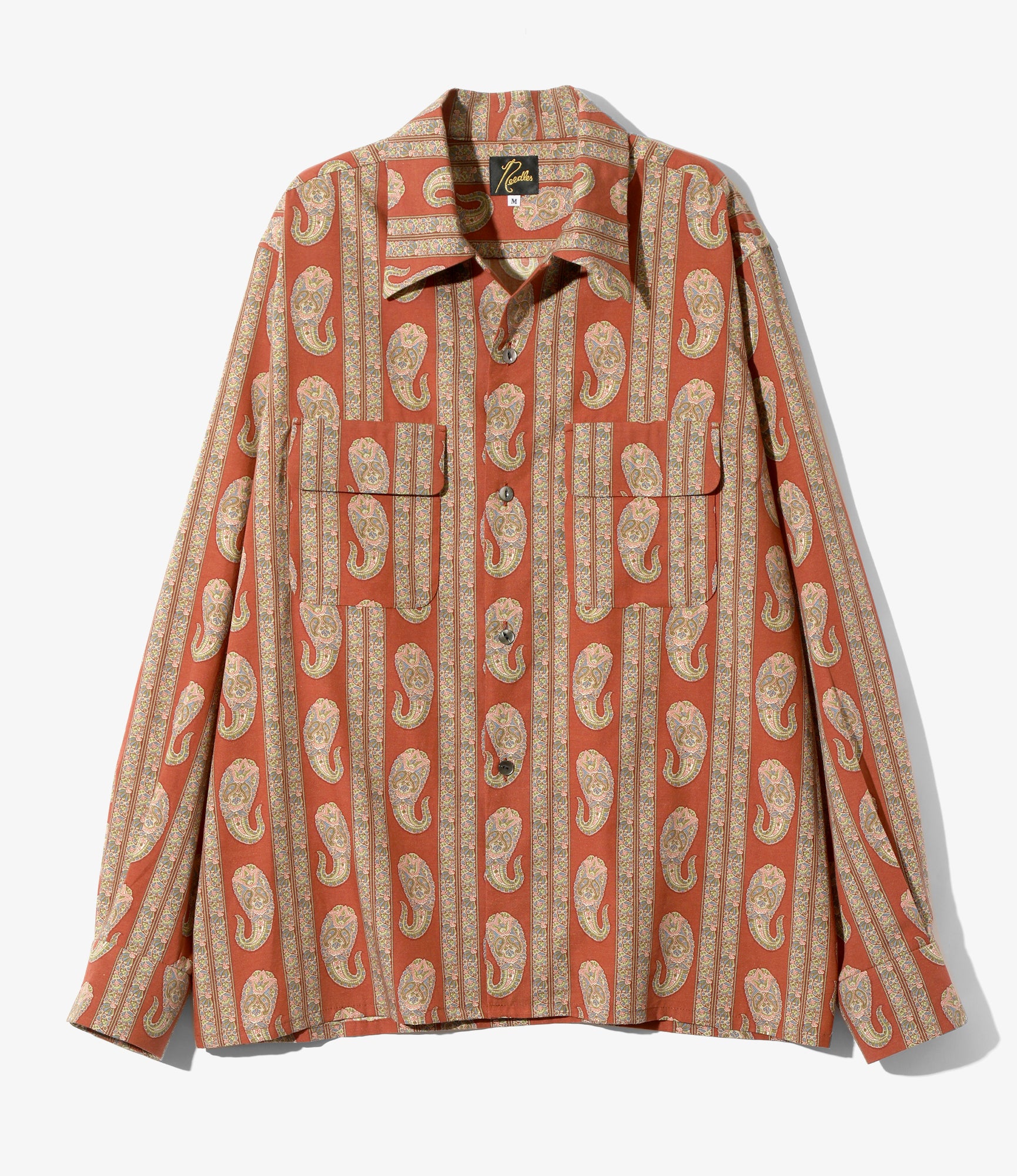 Classic Shirt - Brick - R/C Lawn Cloth / Paisley Printed