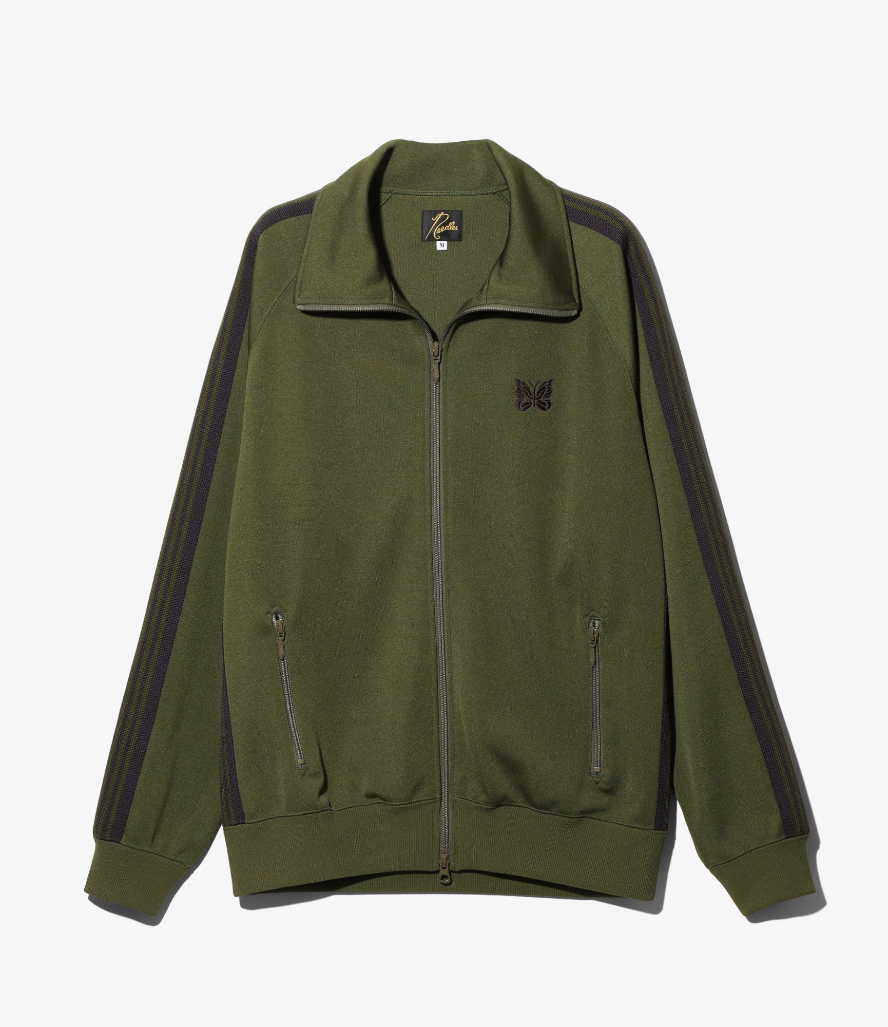 Track Jacket - Olive - Poly Smooth
