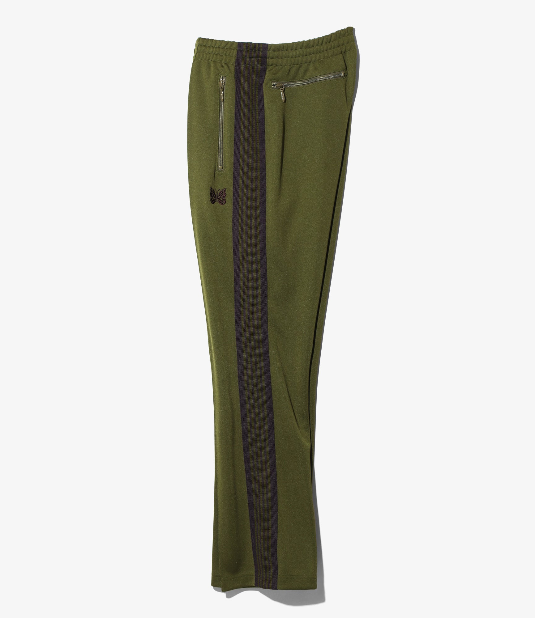 Narrow Track Pant - Olive - Poly Smooth
