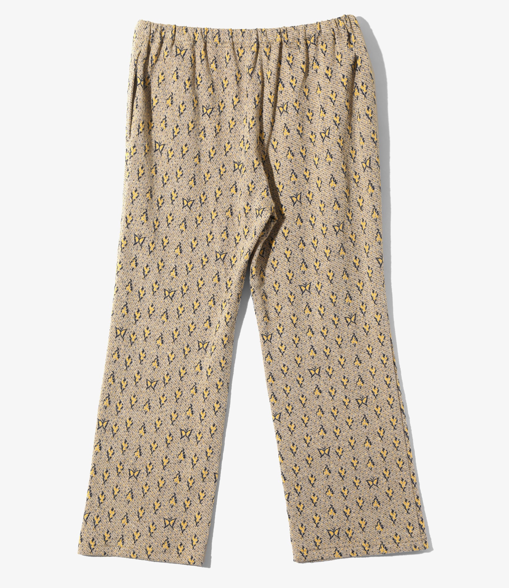 String Easy Pant - Yellow / Navy - C/AN Papillon & Floral Jq.