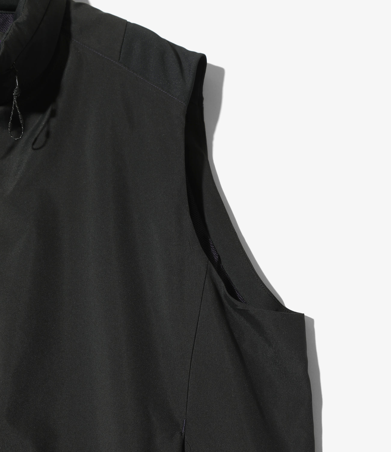 S.B. Vest - Black - Poly Brushed Taffeta