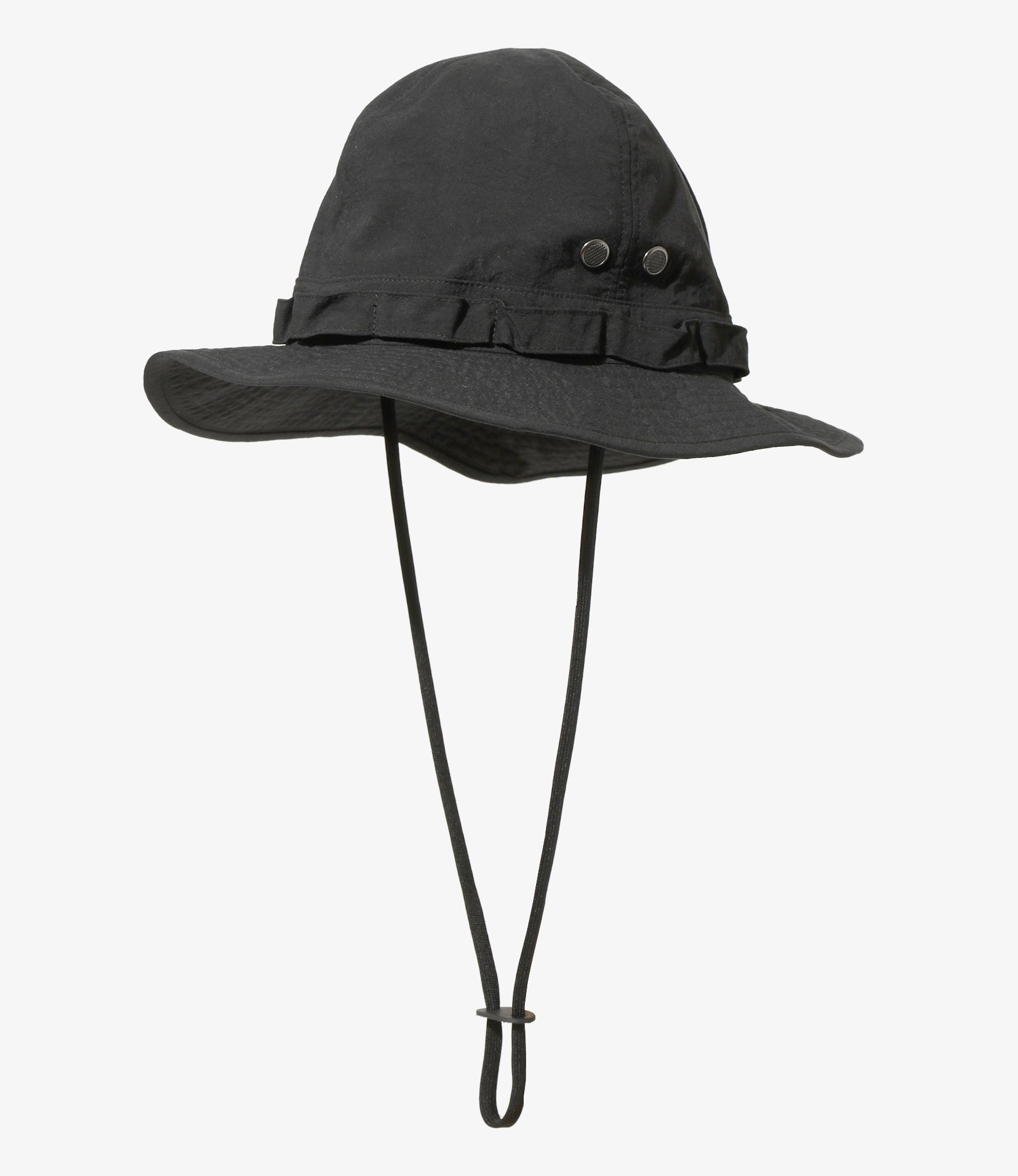 Jungle Hat - Black - Nylon Oxford