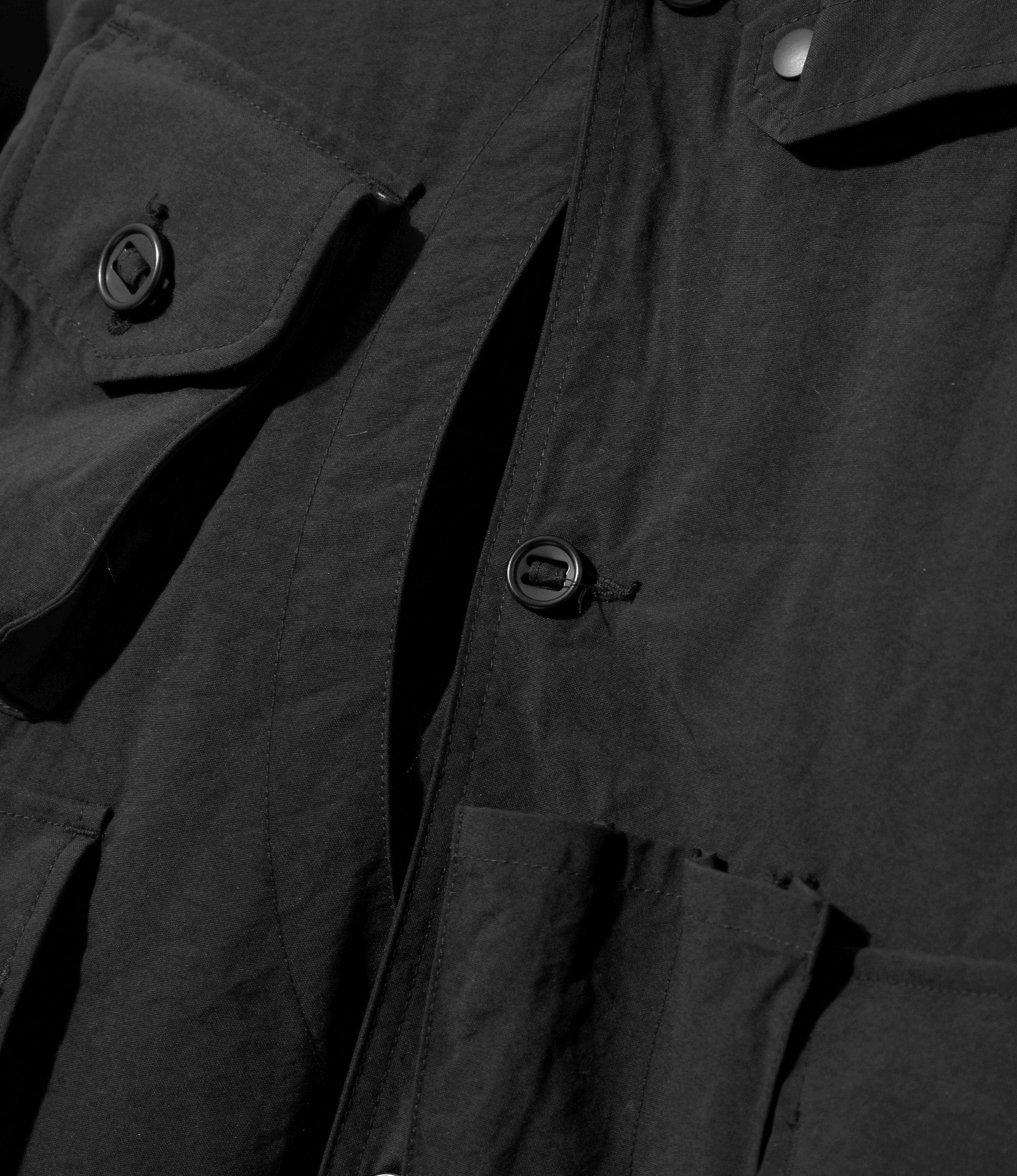 Tenkara Jacket - Black - Nylon Oxford