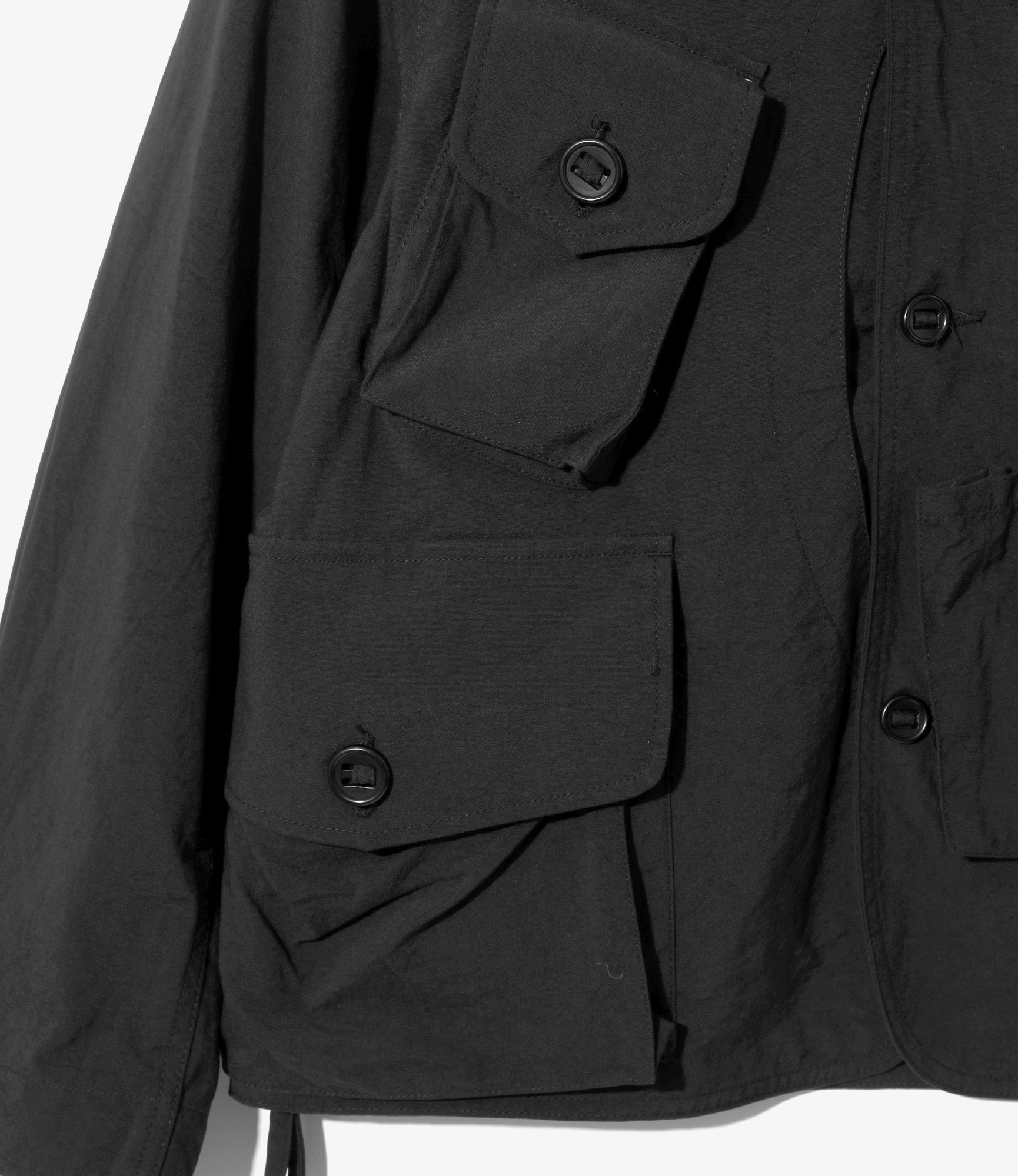 Tenkara Jacket - Black - Nylon Oxford