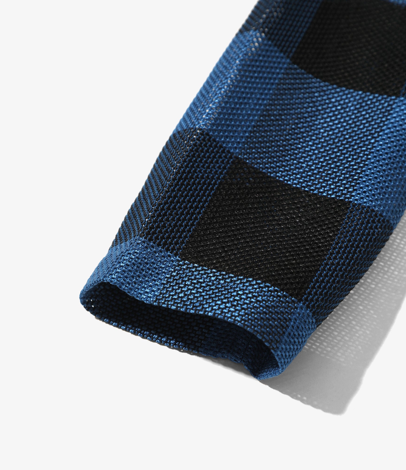 String V Neck Shirt - Blue - R/PE Rough Cloth / Plaid