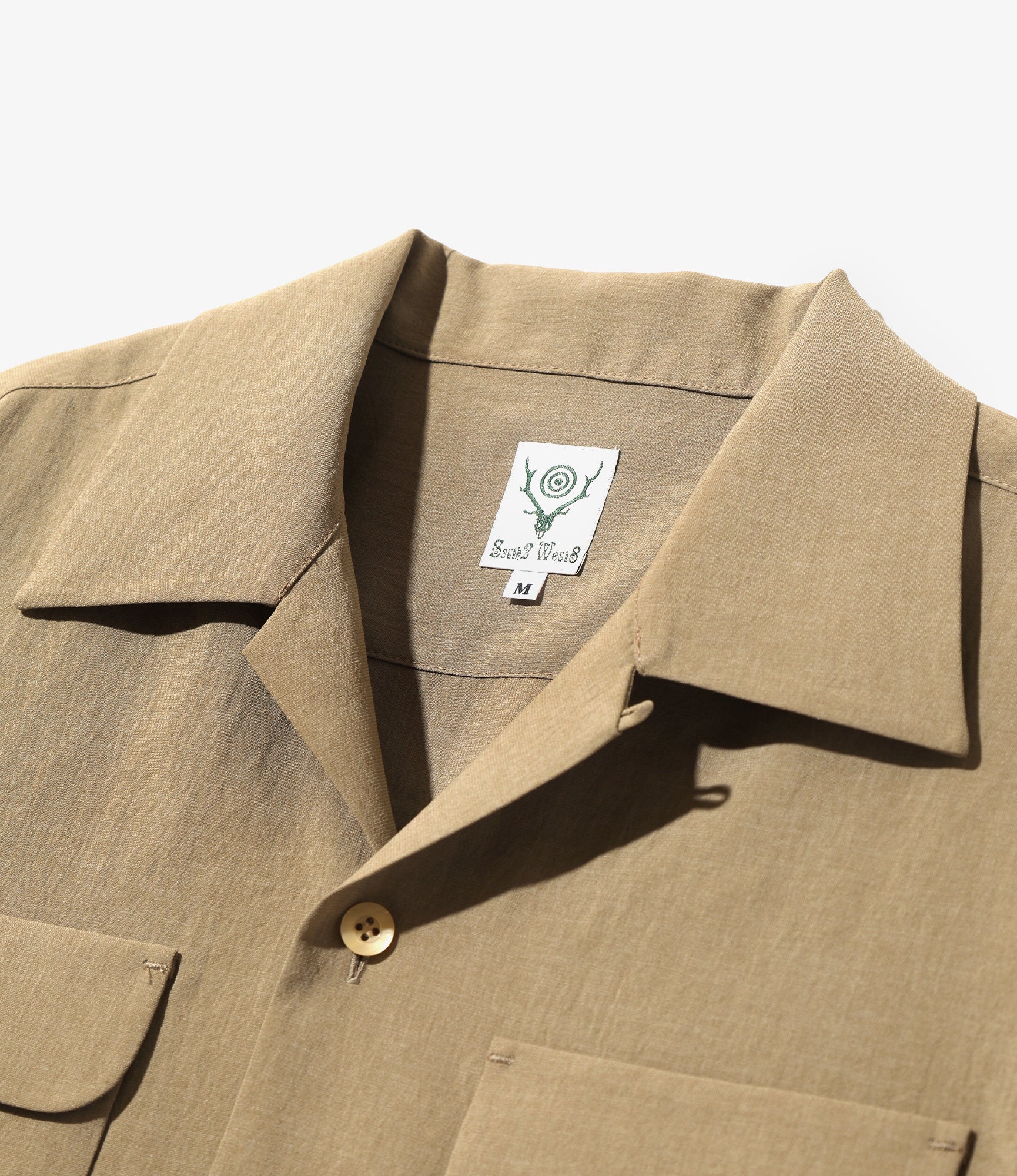 6 Pocket Classic Shirt - Beige - Poly Tropical Cloth