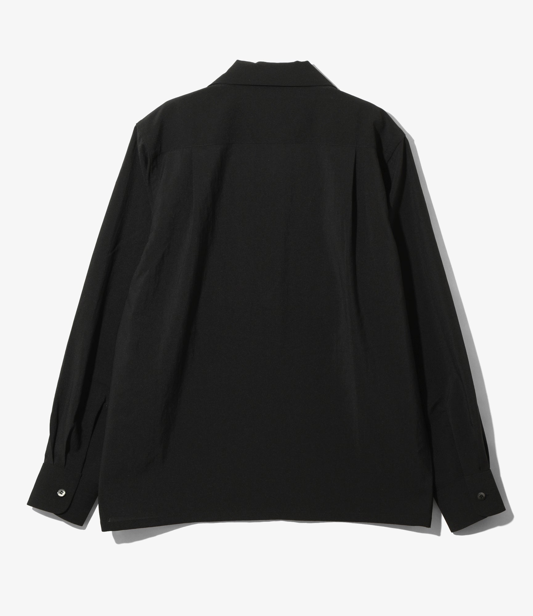6 Pocket Classic Shirt - Black - Poly Tropical Cloth