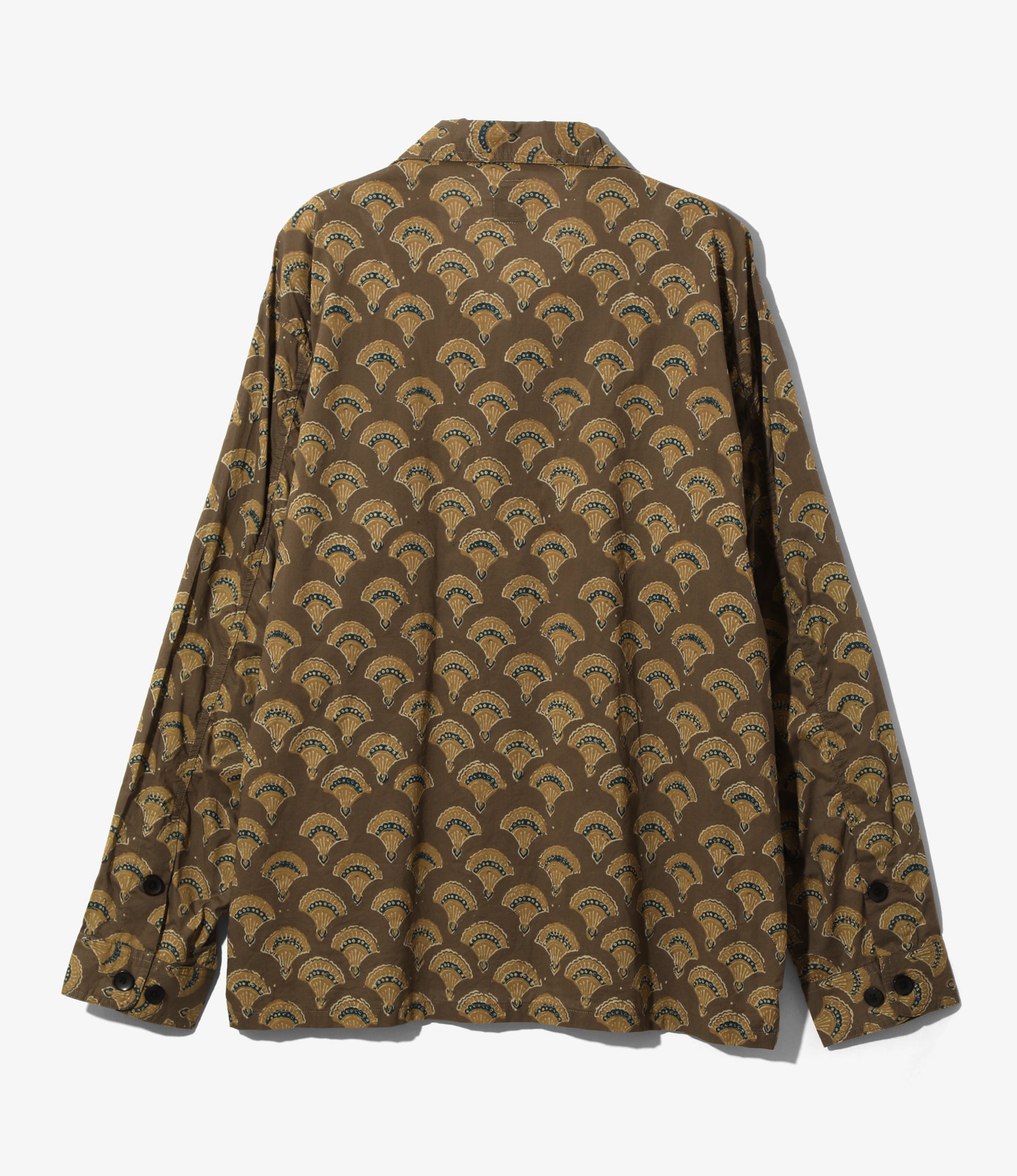 Smokey Shirt - Taupe - Cotton Cloth / Batik Printed