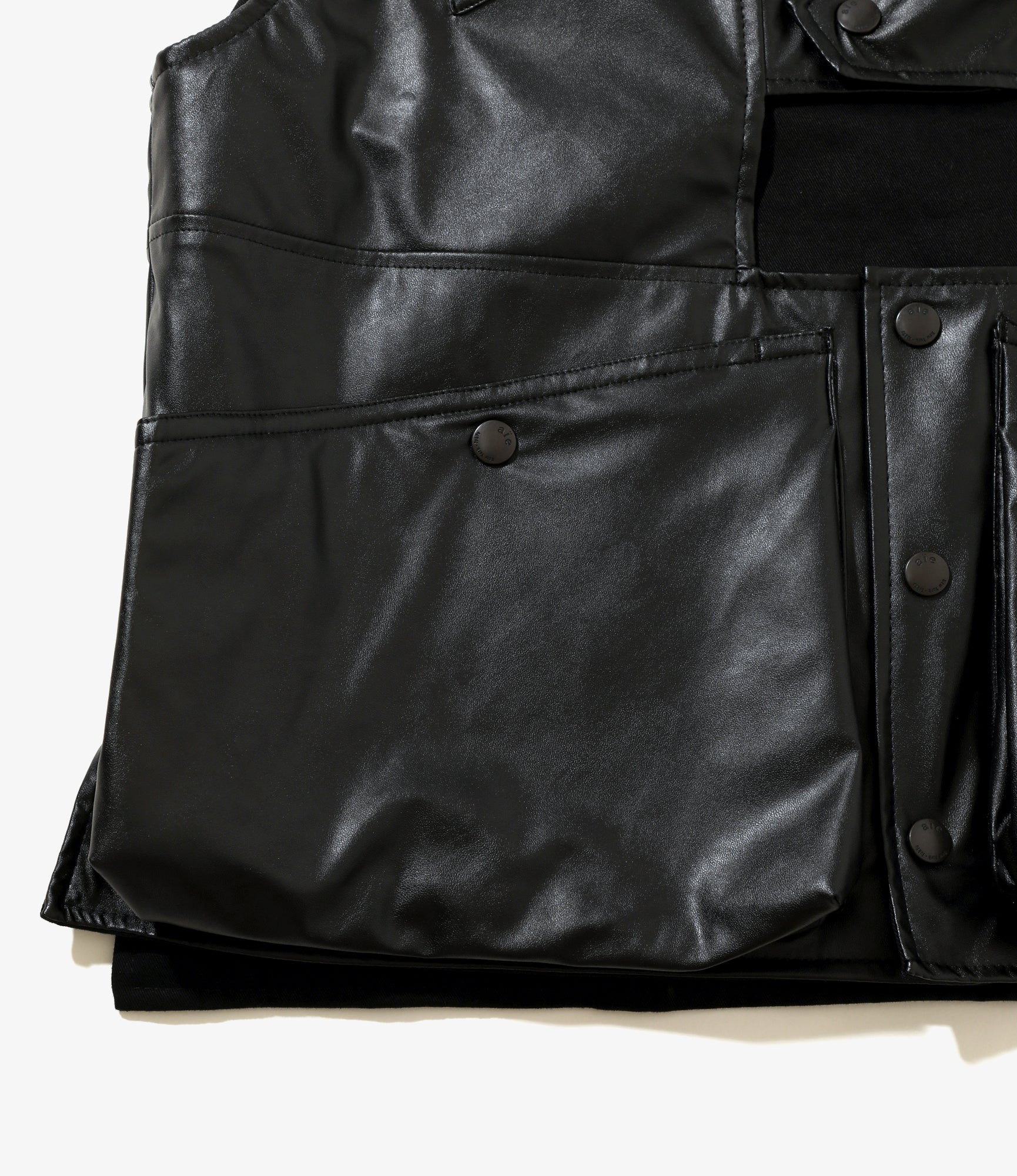 Game Vest - Black - Synthetic Leather
