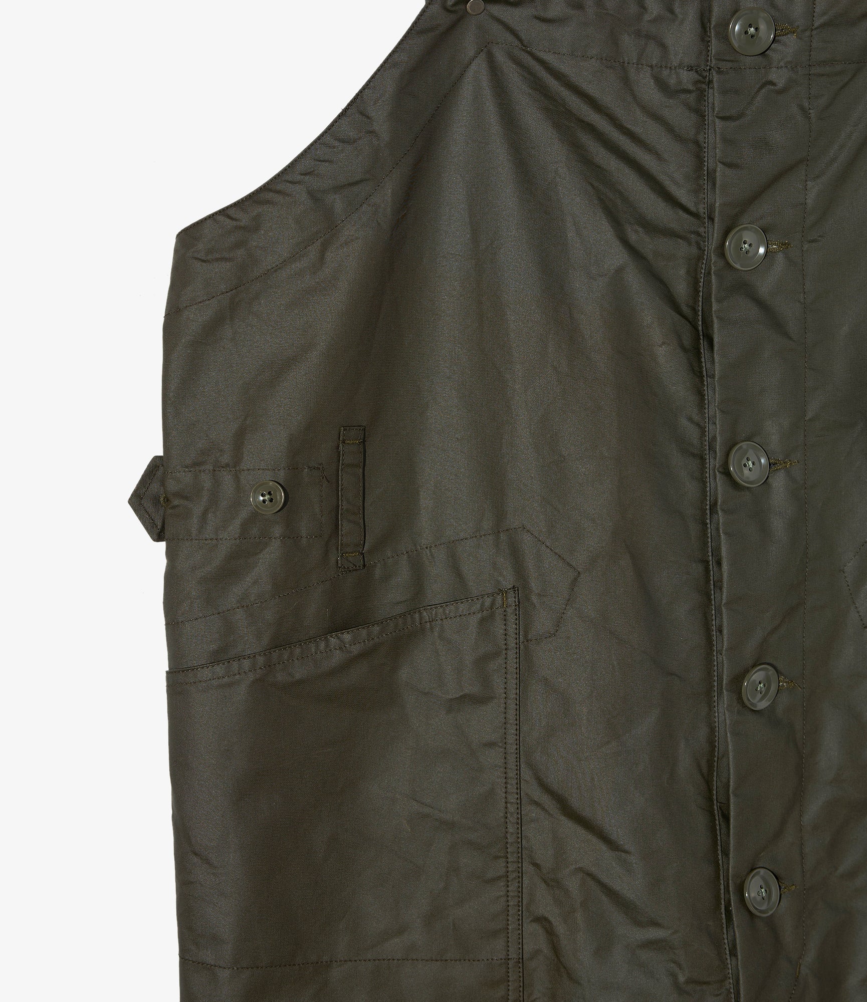 Engineered Garments - Officer Pant - Lt. Grey Wool Striped HB