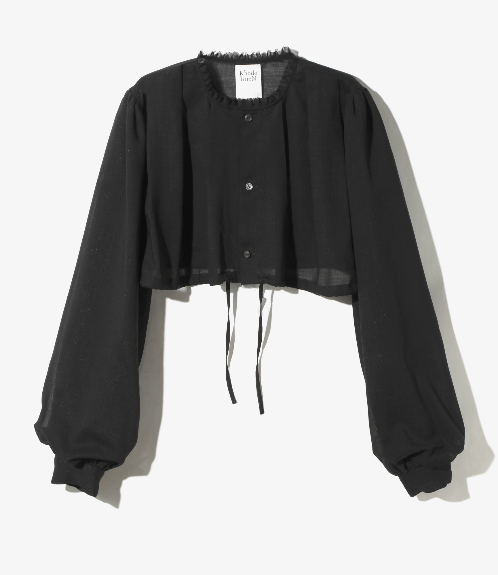 Spencer Shirt - Black - Voile